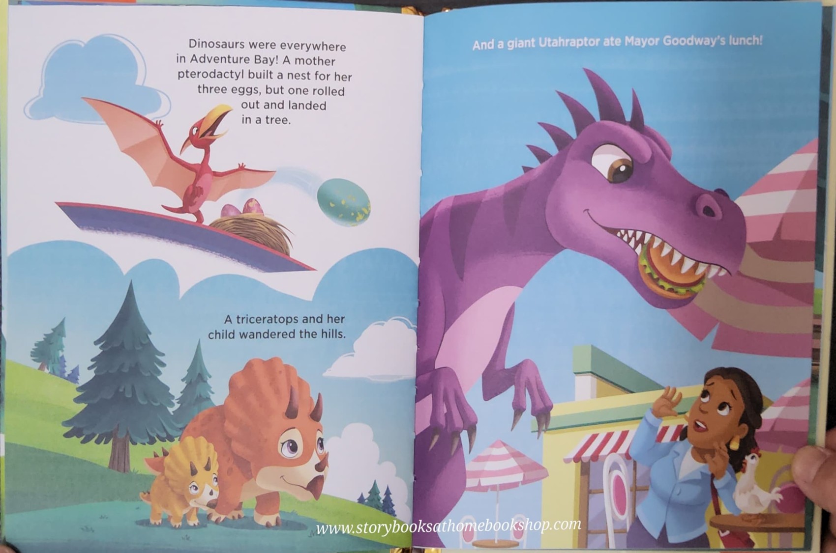 หนังสือนิทานปกแข็ง** 🍅🍓 PAW PETROL JURASIC BARK