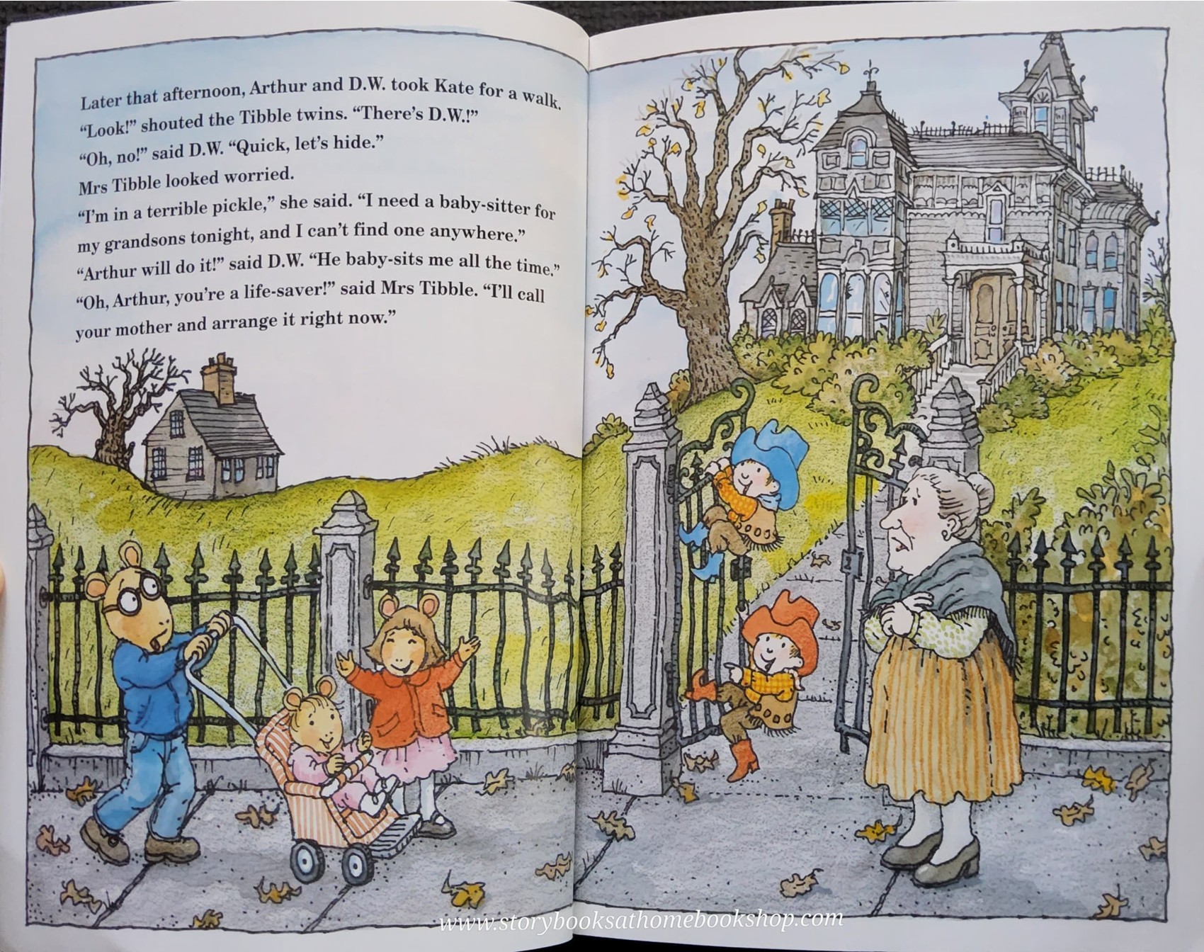 หนังสือนิทานปกอ่อน** 🍅🍓ARTHUR BABY-SITS BY MARC BROWN