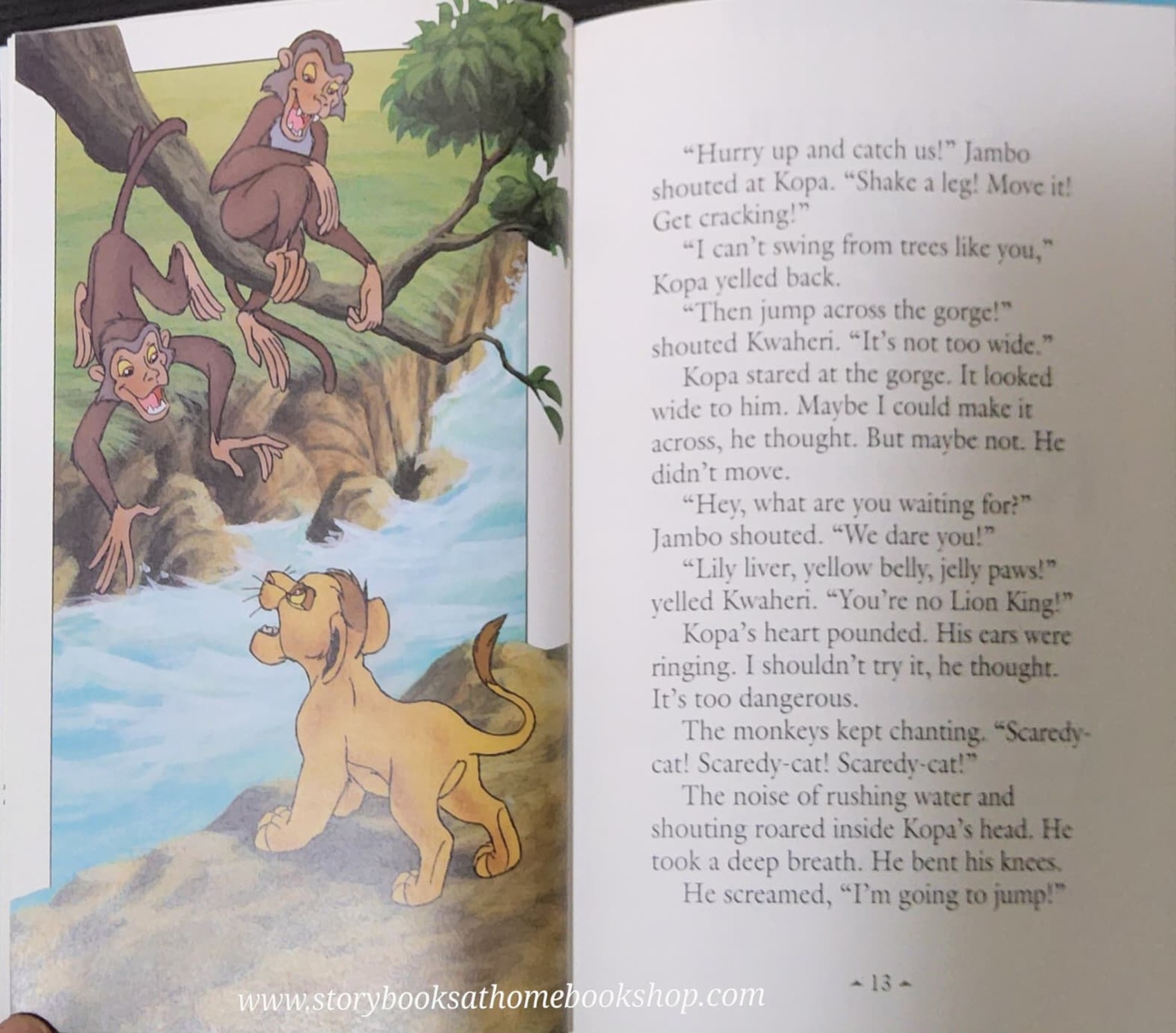 หนังสือนิทานปกแข็ง** 🍅🍅DISNEY'S THE LION KING NARA'S DARE