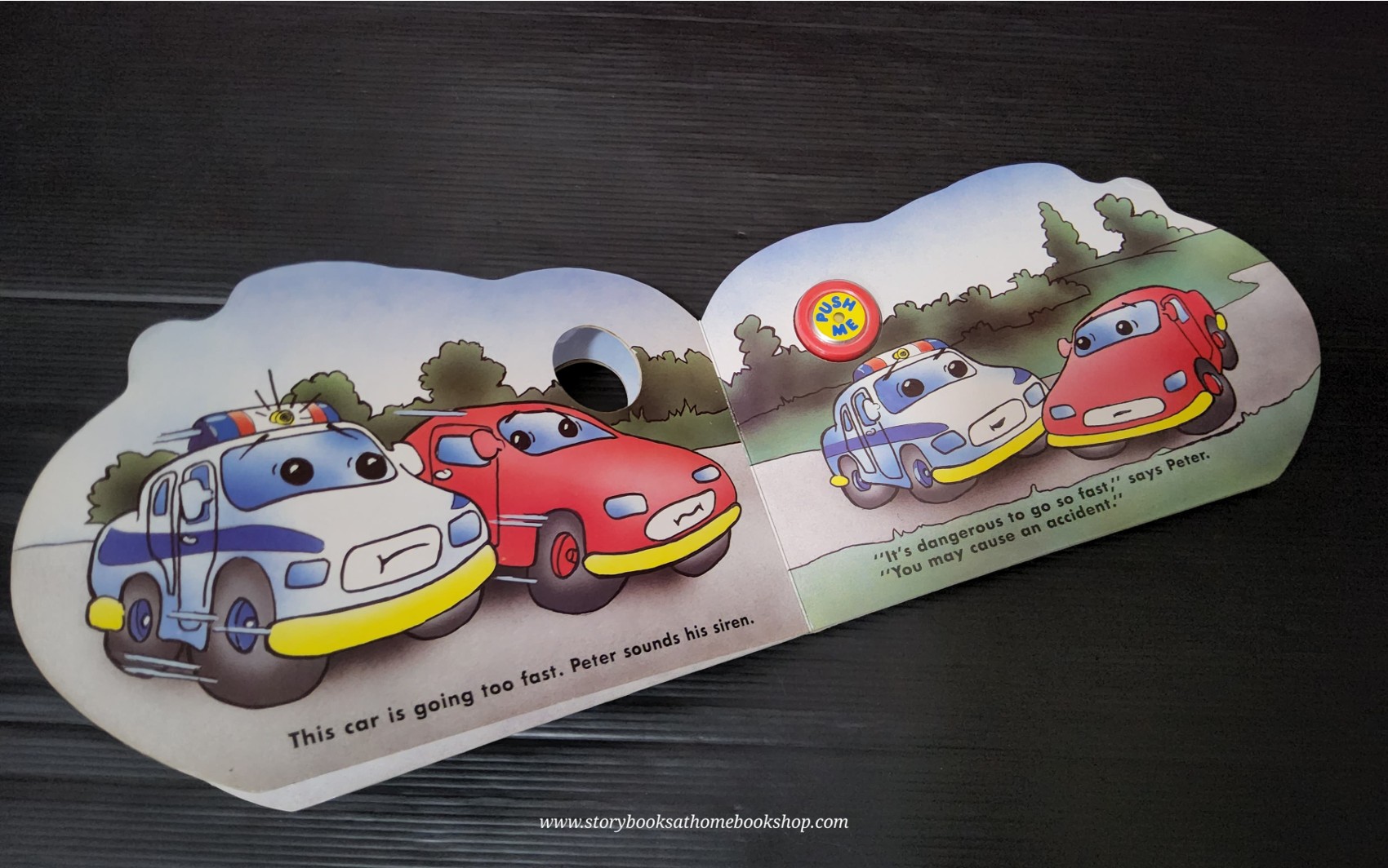 SOUND BOARD BOOK** 🍅🍅HEAR MY MAGIC SIREN! POLICE CAR PETER