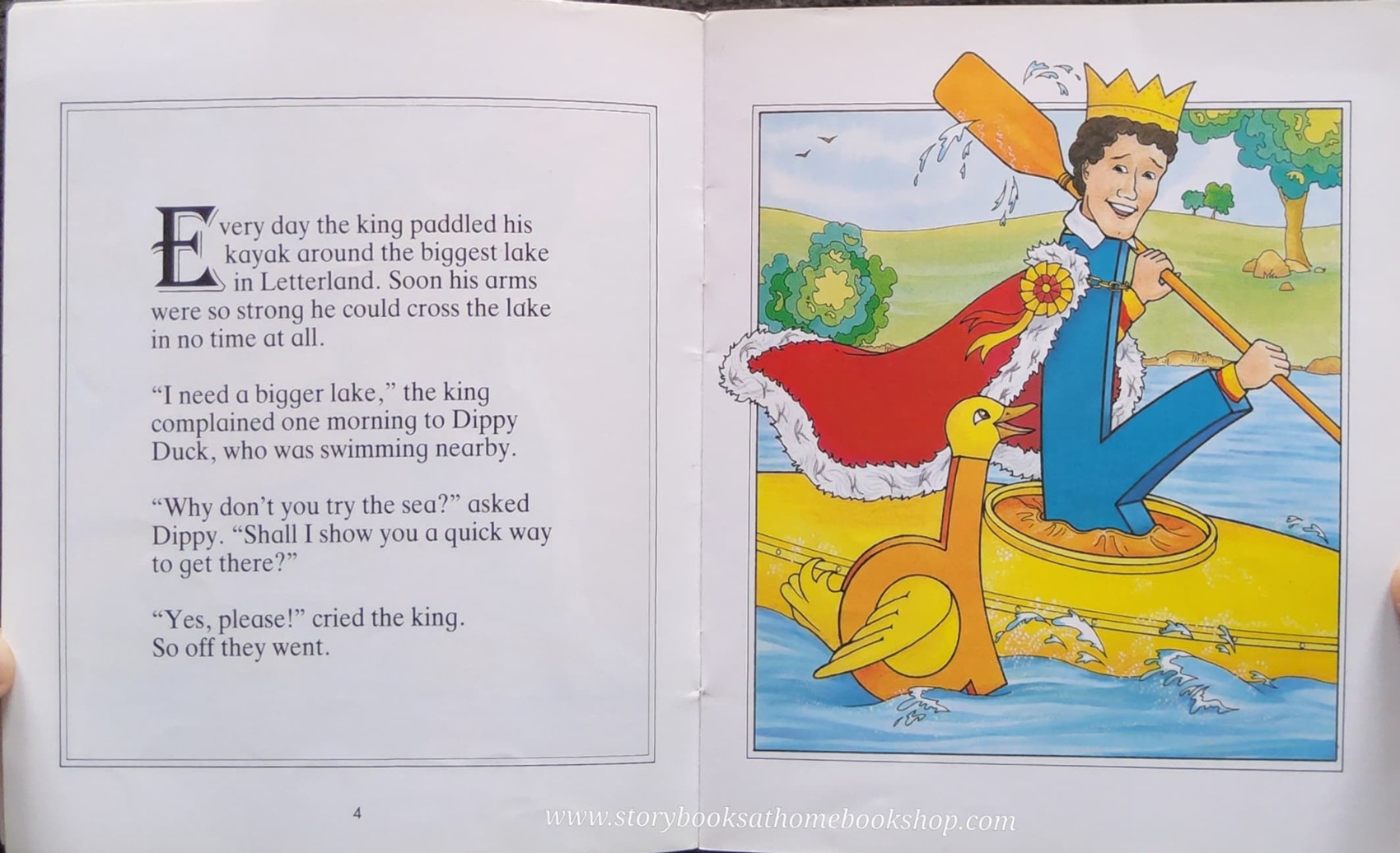 หนังสือนิทานปกอ่อน** 🍓🍓KICKING KING LOST I LETTERLAND