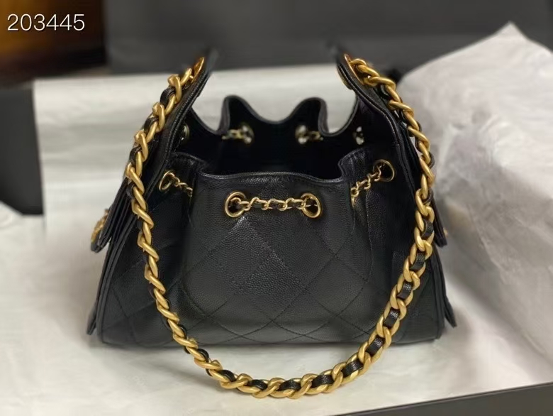 [Pre-order]New Chanel hobo 25S MINI black Caviar GHW งาน VIP คุณภาพที่ดีที่สุด