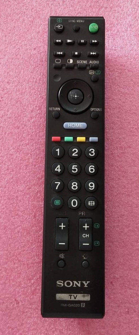 รีโมททีวี โซนี่ SONY ของแท้มือสองมากับเครื่อง พาร์ท RM-GA020