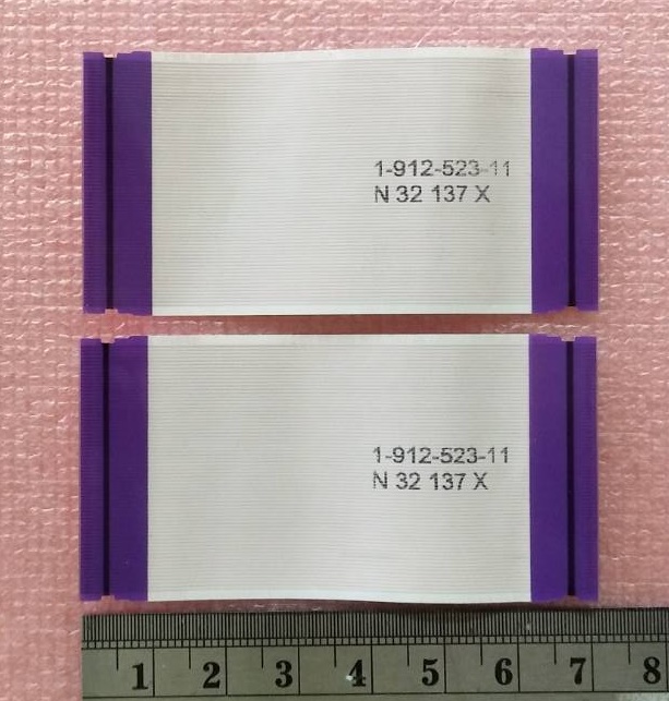 สายแพสั้นทีวี โซนี่ (SONY) ของแท้ถอดจากเครื่องพาร์ท1-912-523-11 ใช้ได้กับหลายรุ่นที่พาร์ทตรงกัน