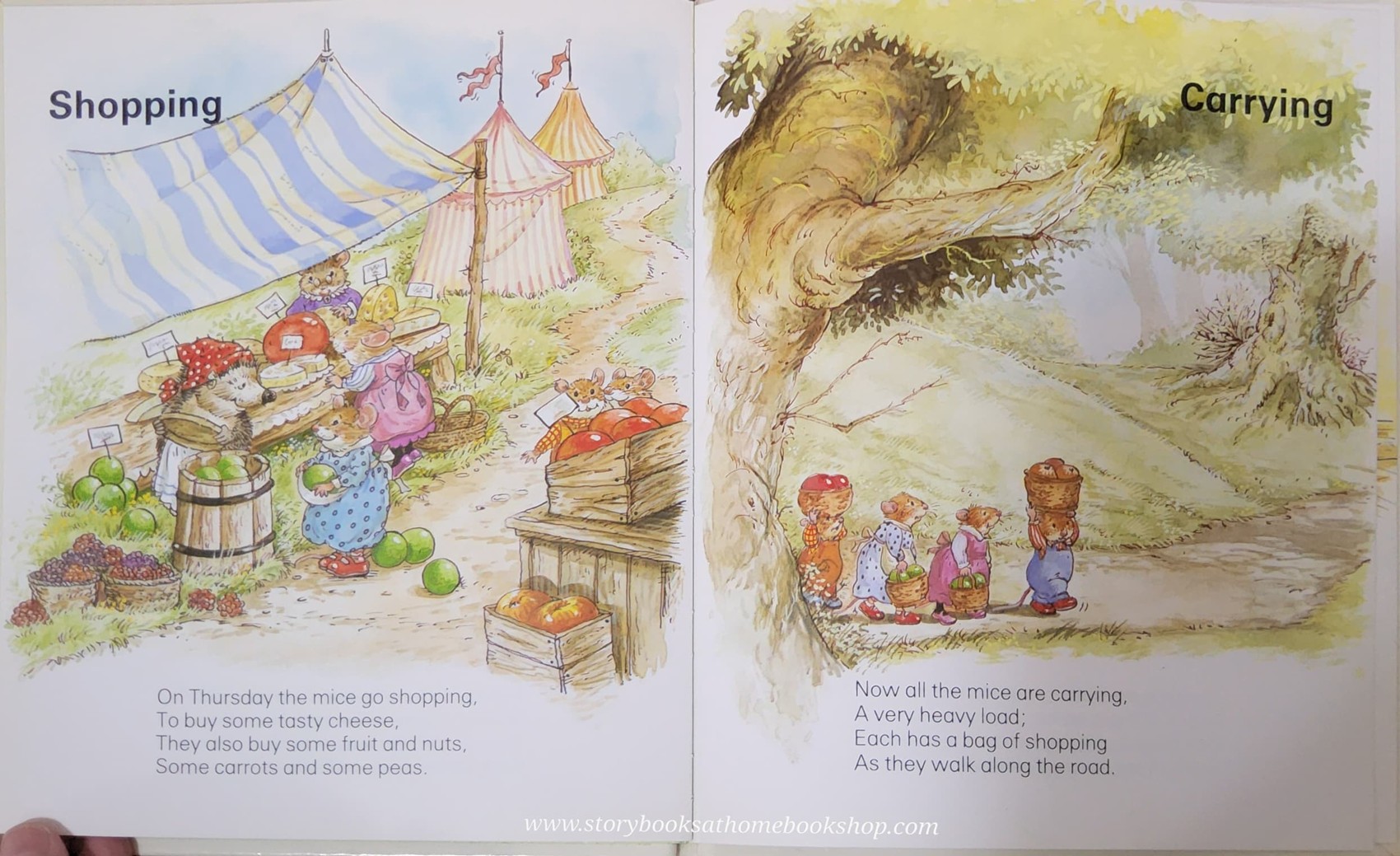 หนังสือนิทานปกแข็ง** ♥️PRE-SCHOOL BOOKS:THE MOUSE FAMILY FUN WITH WORDS