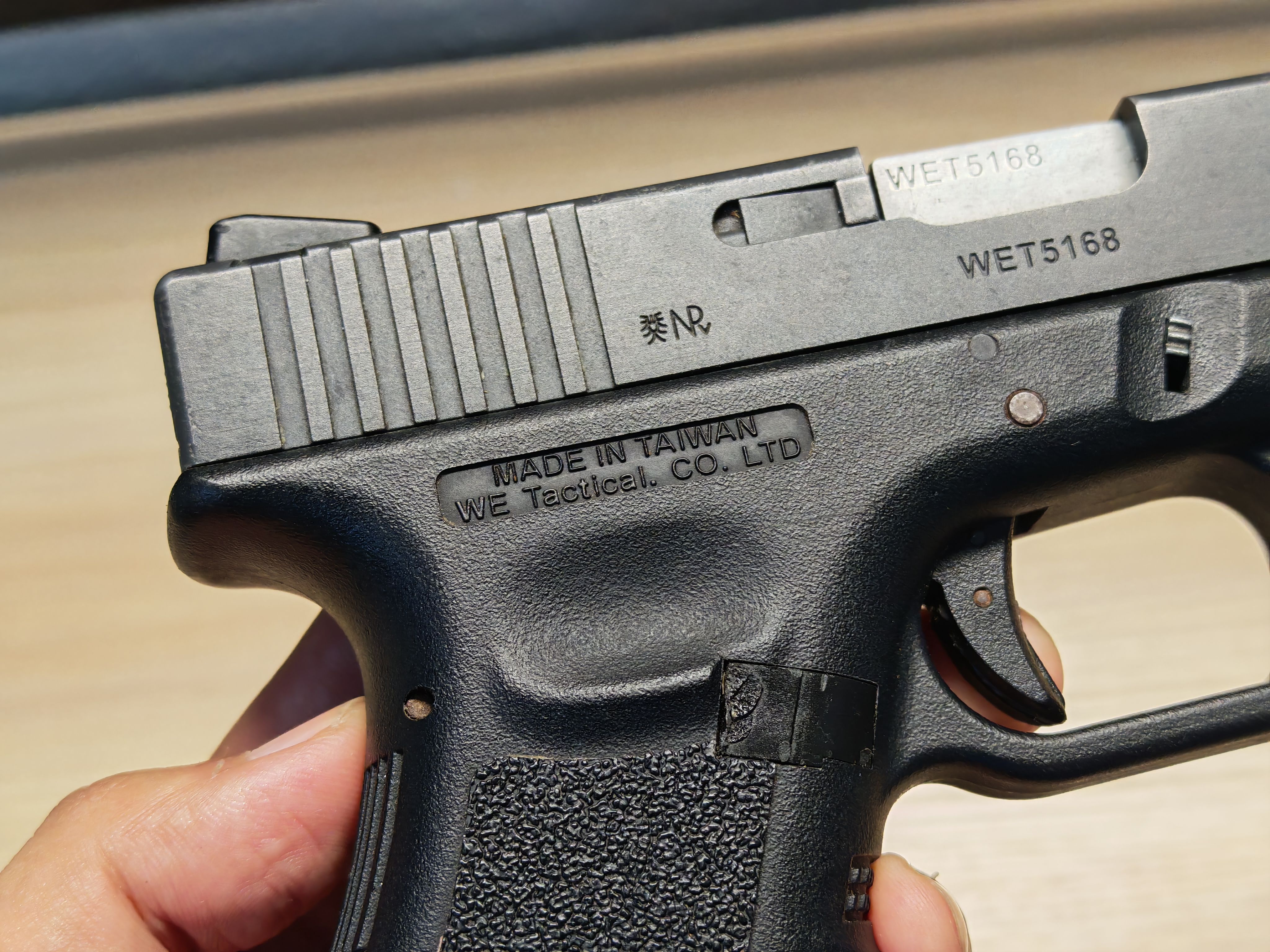 WE Glock23 G23 Gen3 Full Auto ไต้หวัน GBB BB Gun บีบีกัน แบบแก๊ส ปืนอัดลม Airsoft Gun มือสอง