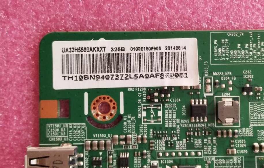 เมนบอร์ดทีวีซัมซุง/อะไหล่ทีวีซัมซุง (Mainboard TV SAMSUNG) อะไหล่แท้/ของถอด รุ่น UA32H5500AK :UA48H5500AK :UA40H5500AK :UA40H5501TK (พาร์ททั้งหมดมี 18 พาร์ทตามที่ระบุไว้ด้านล่าง)