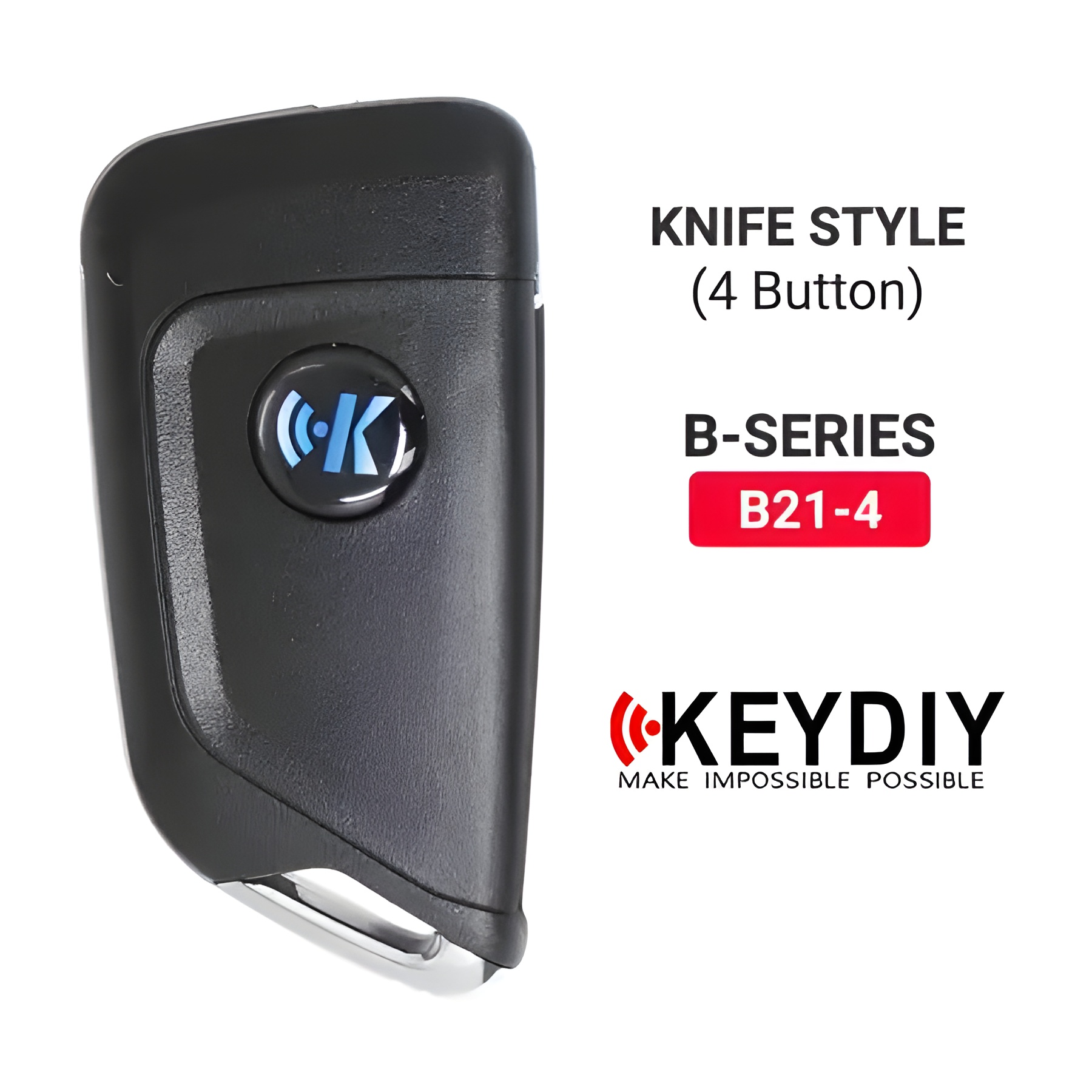 KEYDIY รีโมต Knife Style 4 ปุ่ม B21-4