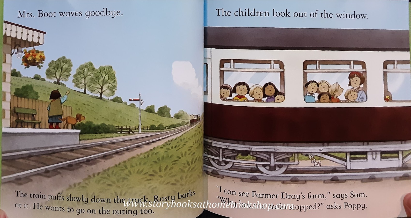 หนังสือนิทานปกอ่อน** ♥️USBORNE FARMYARD TALES: DOLLY AND THE TRAIN♥️