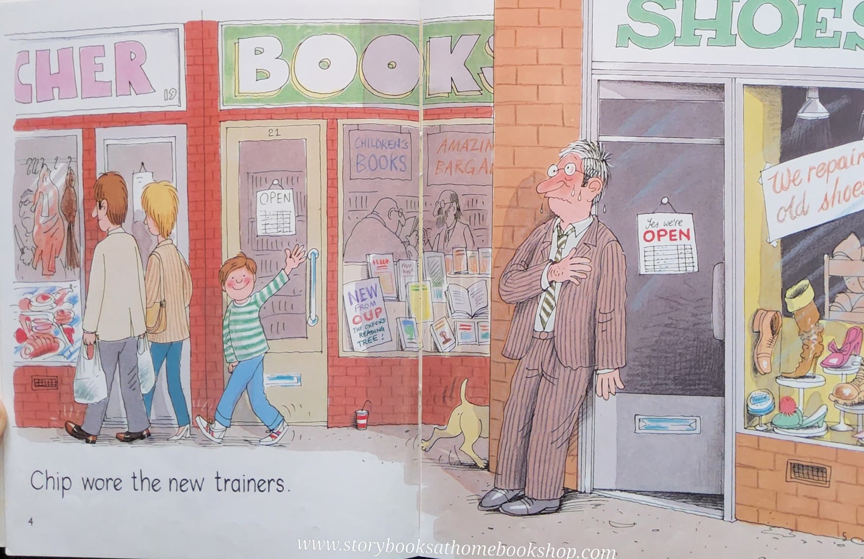 หนังสือนิทานปกอ่อน ** 🍅OXFORD READING TREE: NEW TRAINERS