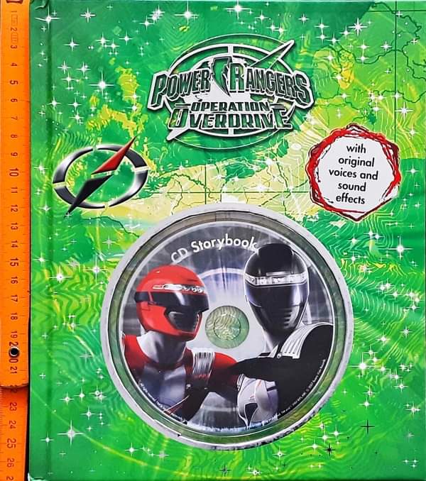 หนังสือนิทานเด็ก ภาษาอังกฤษ ปกแข็ง 🍓🍓POWER RANGER OPERATION OVERDRIVE with CD/Used สภาพ 80-90%