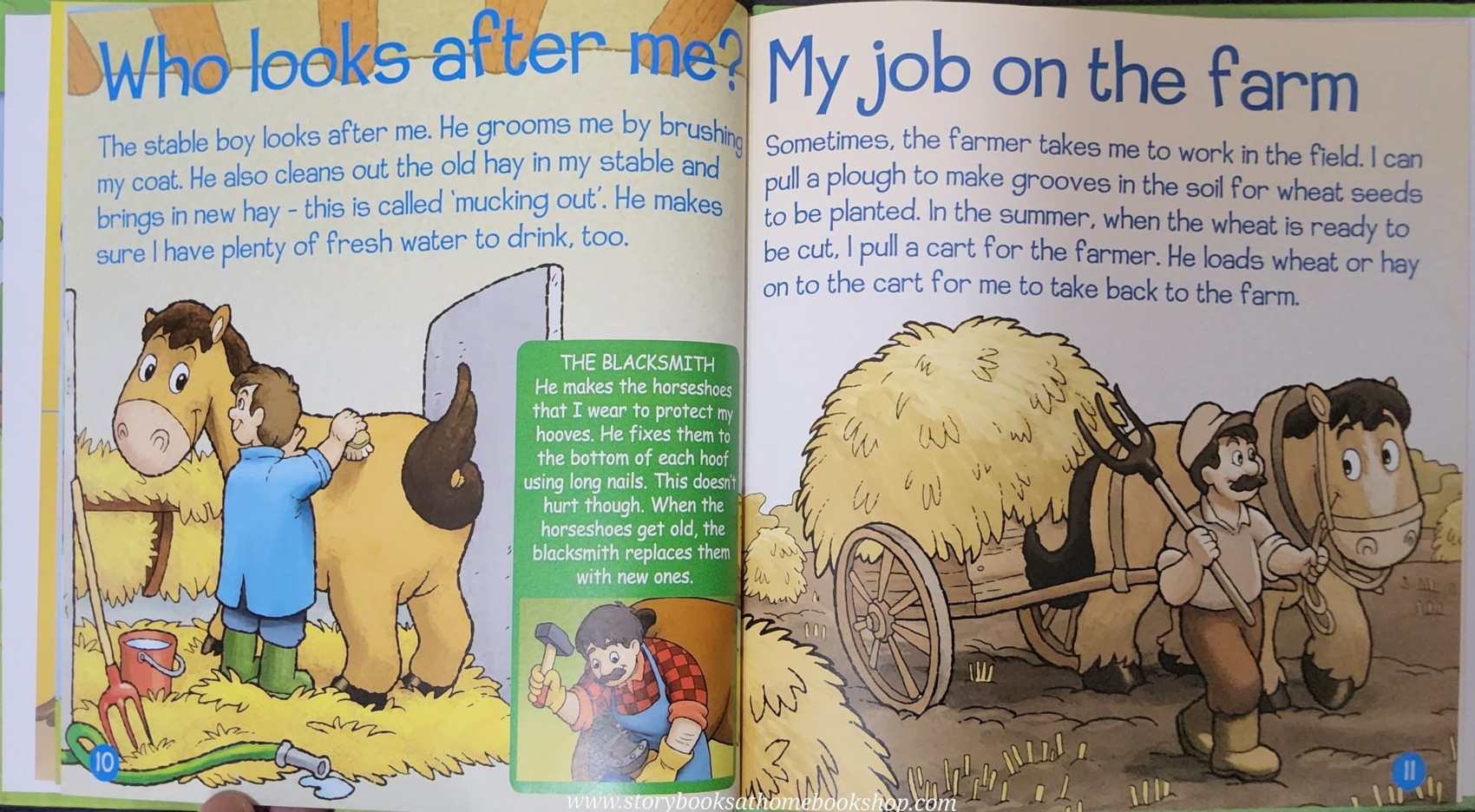 หนังสือนิทานปกแข็ง** 🍅🍓MY ANIMAL FARM: ANIMALS IN THE FIELD:HORSES