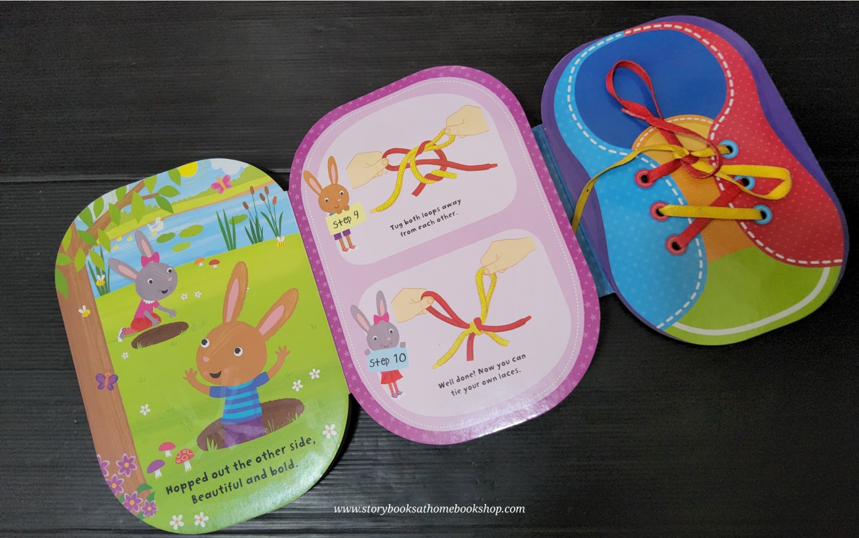 BOARD BOOK** 🍅🍓MY FIRST SHOE BOOK WITH A PRACTICE SHOELACE