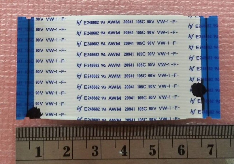 สายแพทีวี ไฮเซน HISENSE ของแท้ถอดจากเครื่อง รุ่น 43U6K