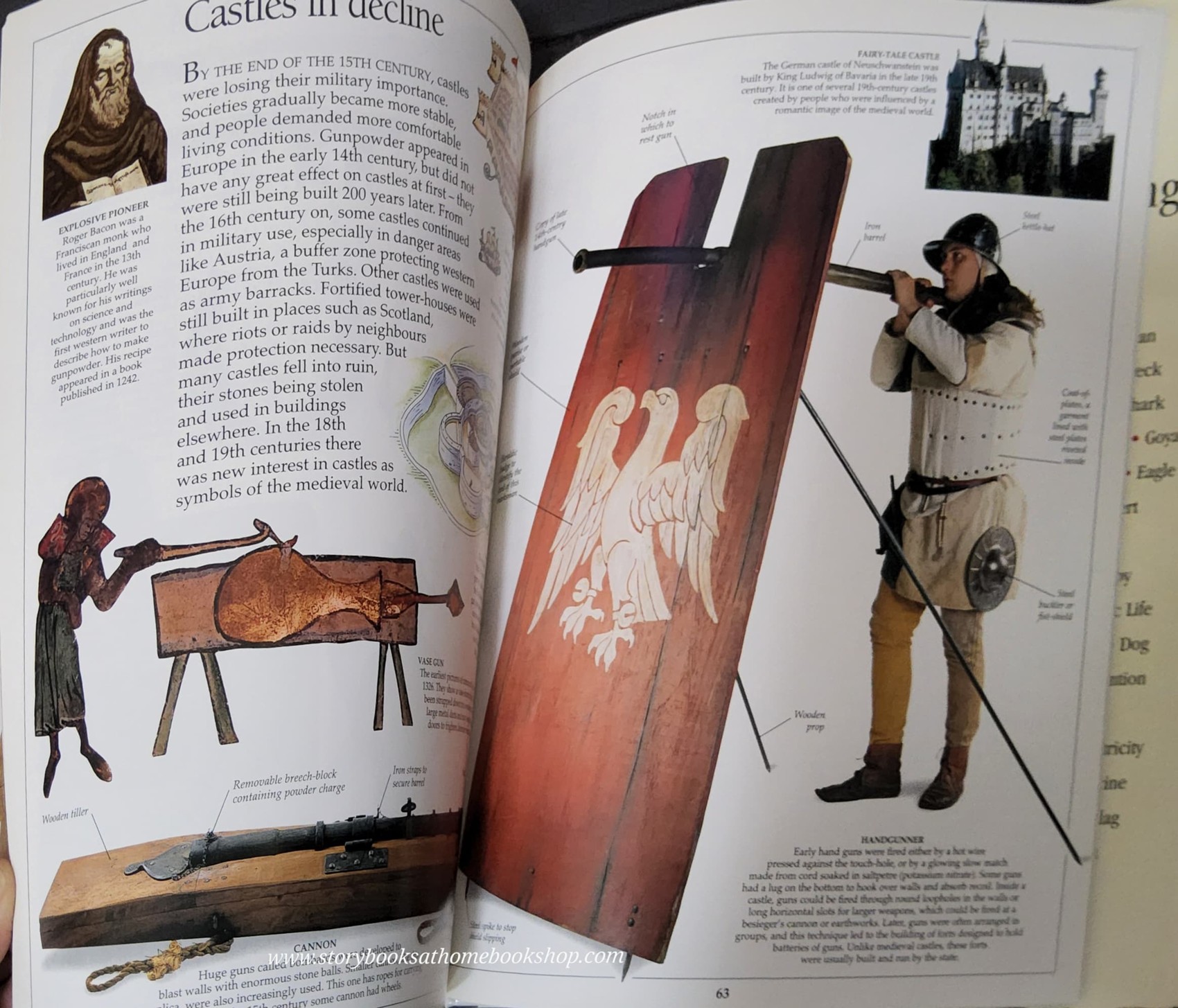 KNOWLEDGE BOOK** ♥️DK EYEWITNESS GUIDES:CASTLE