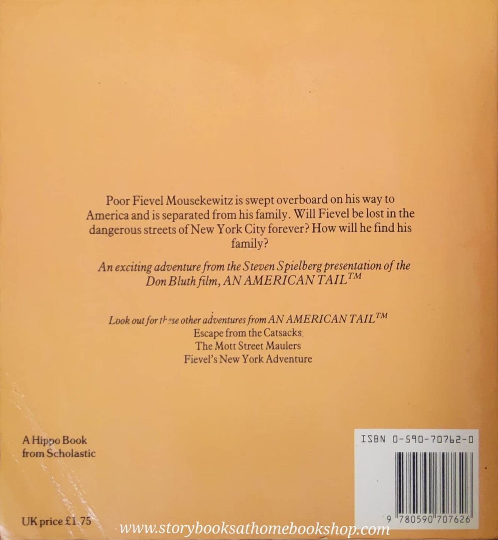 หนังสือนิทานปกอ่อน** ♥️AN AMERICAN TAIL