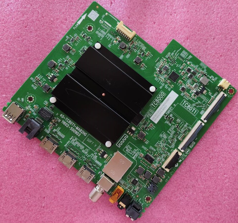 เมนบอร์ดทีวี ทีซีแอล TCL ของแท้มือสองถอดจากเครื่องพร้อมใช้งาน รุ่น65T7B พาร์ท40TC80T1-MAB2HG