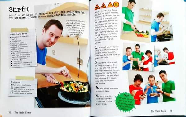 Cookery book หนังสือทำอาการ ภาษาอังกฤษ 🍅🍓Do try this at Home Cook it!/Used สภาพ 80-90%