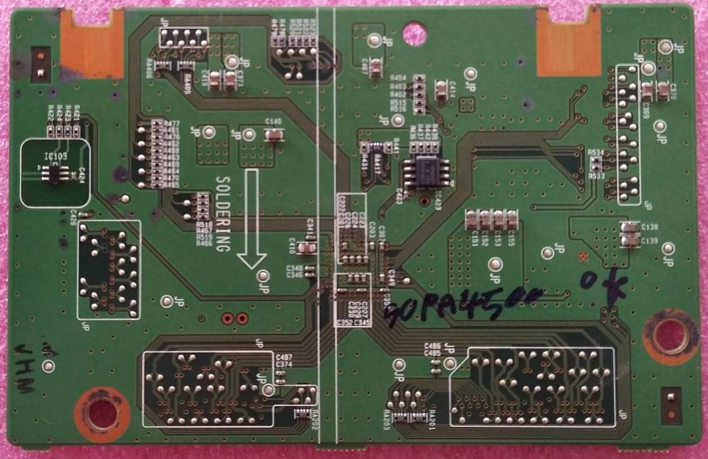 บอร์ดลอจิกทีวี พลาสม่า แอลจี LG ของแท้มือสองถอดจากเครื่อง รุ่น50PA4500 พาร์ท EBR74815001