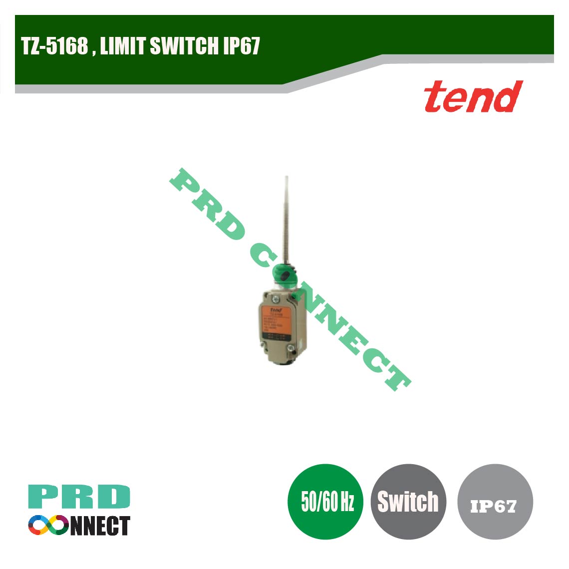 TZ-5168 , LIMIT SWITCH IP67, TEND