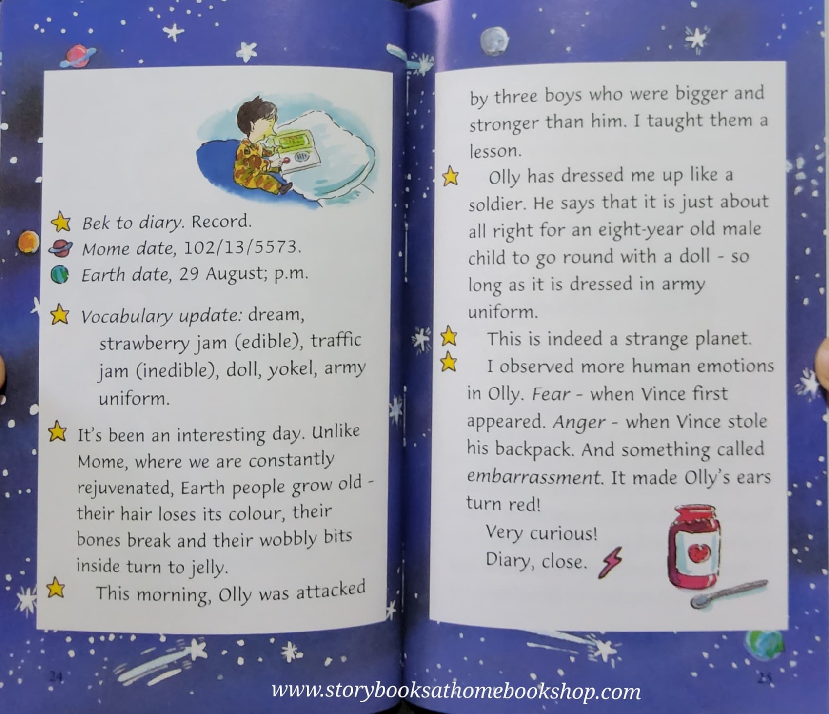 หนังสือนิทานปกอ่อน** ♥️ALIEN BEK BY PAUL STEWART