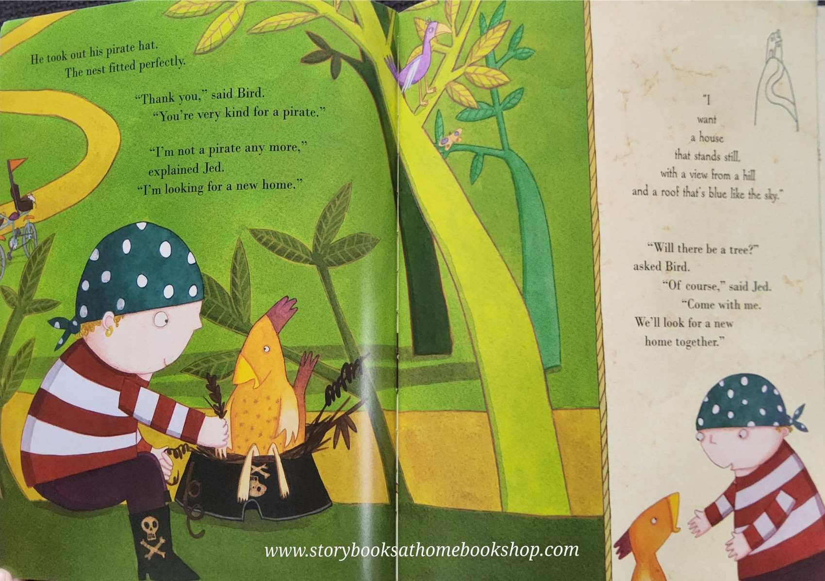 หนังสือนิทานปกอ่อน** 🍅A NEW HOME FOR A PIRATE♥️♥️