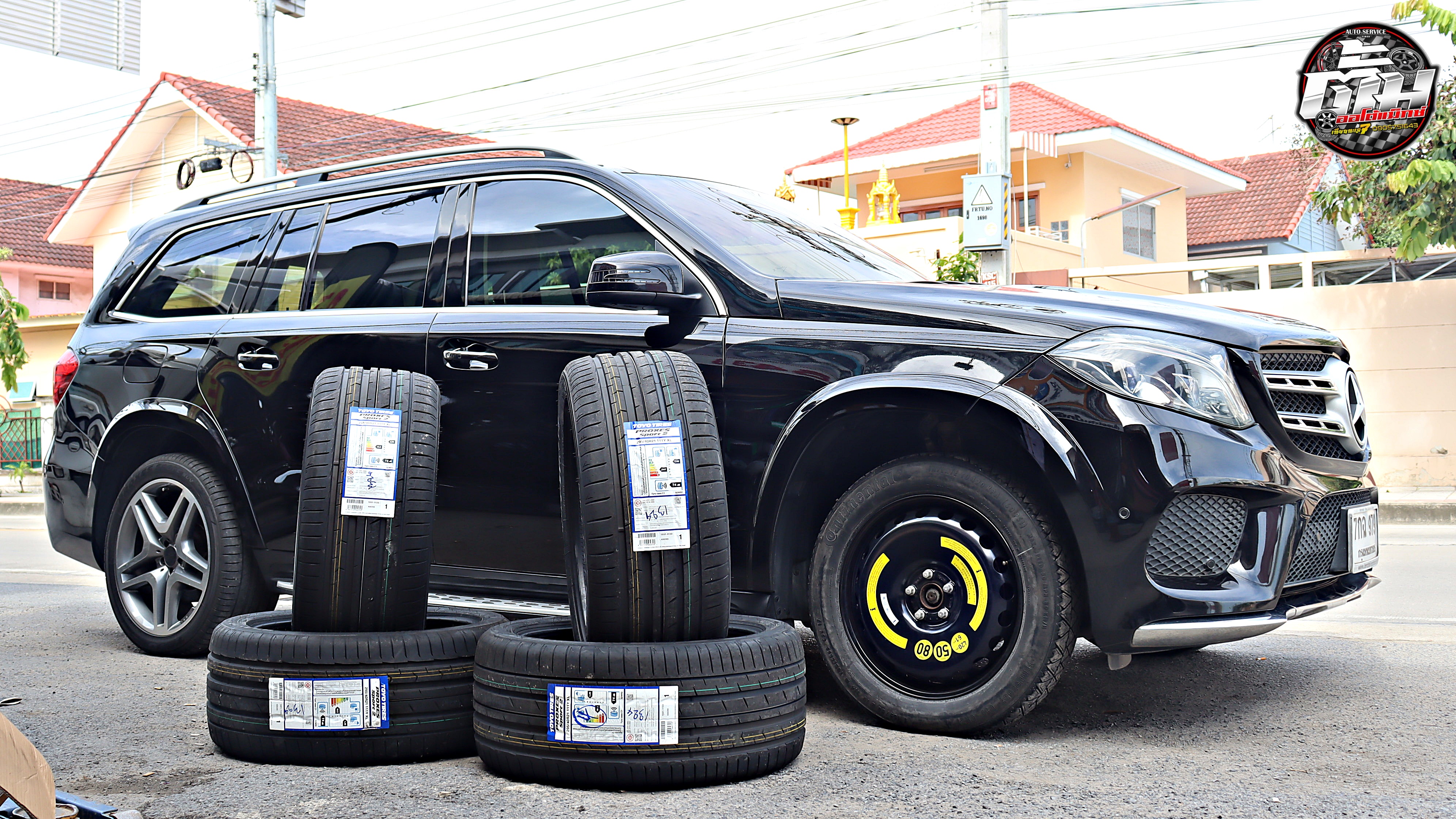 Mercedes Benz GLS350d เปลี่ยนยาง TOYO PROXES SPORT 2 295/40R21 111Y