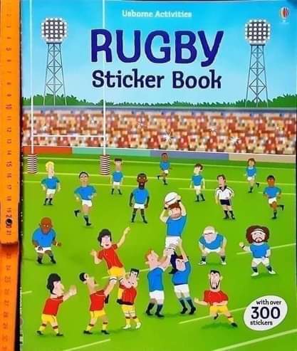 Activities Book 🍅🍓USBORNE Activities RUGBY Sticker Book (300stickers)