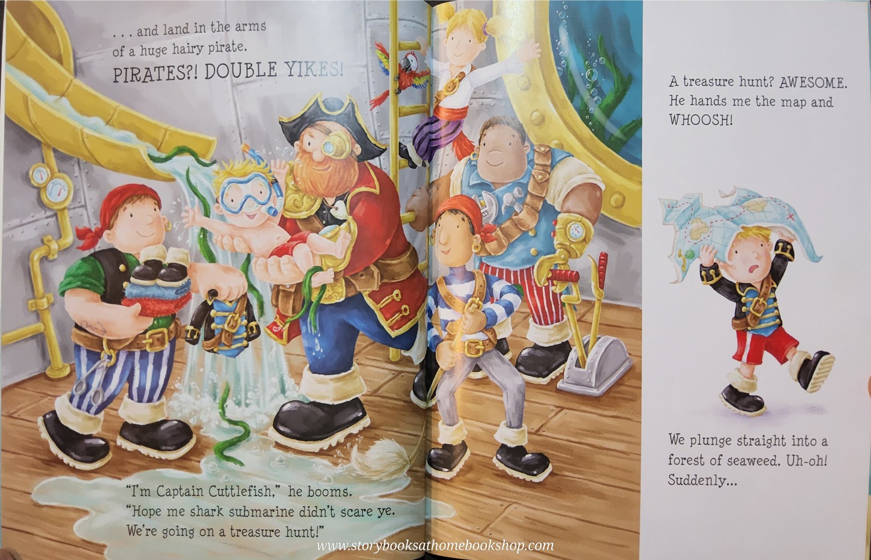 หนังสือนิทานปกอ่อน** ♥️PLUNGE INTO THE PIRATE POOL♥️