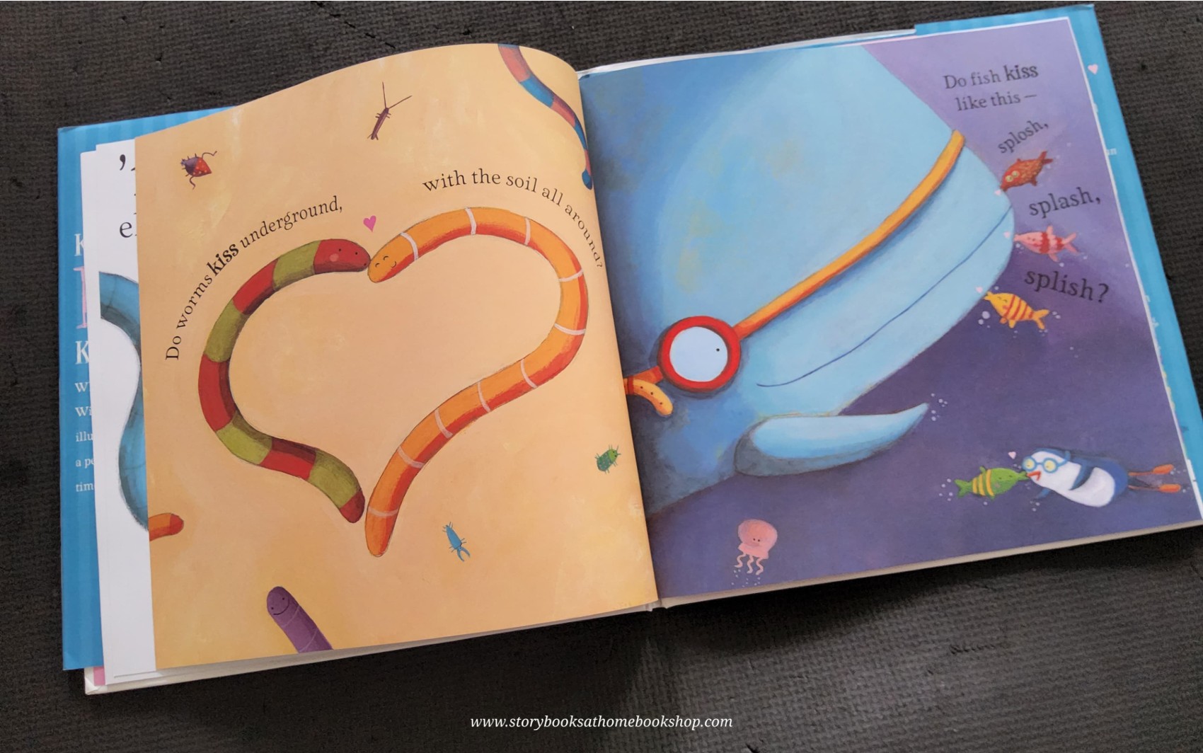 หนังสือนิทานปกแข็ง ** ♥️♥️THE BIGGEST KISS BY JOANNA WALSH & JUDI ABBOT