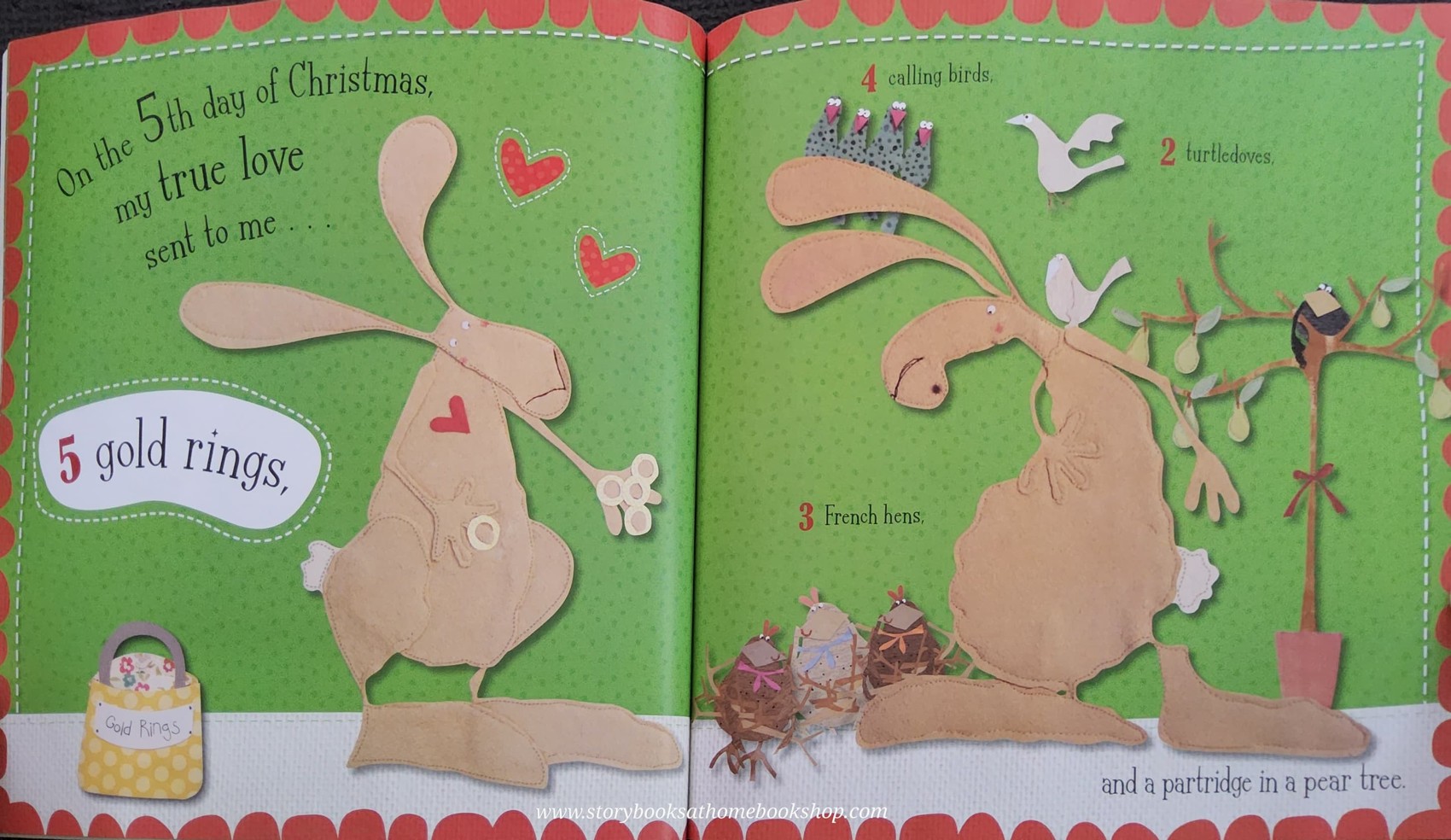 หนังสือนิทานปกอ่อน** 🍅🍓THE TWELVE DAYS OF CHRISTMAS