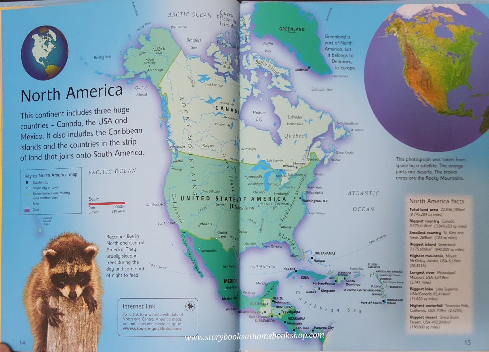 KNOWLEDGE BOOK** ♥️THE USBORNE INTERNET-LINKED: FIRST ATLAS