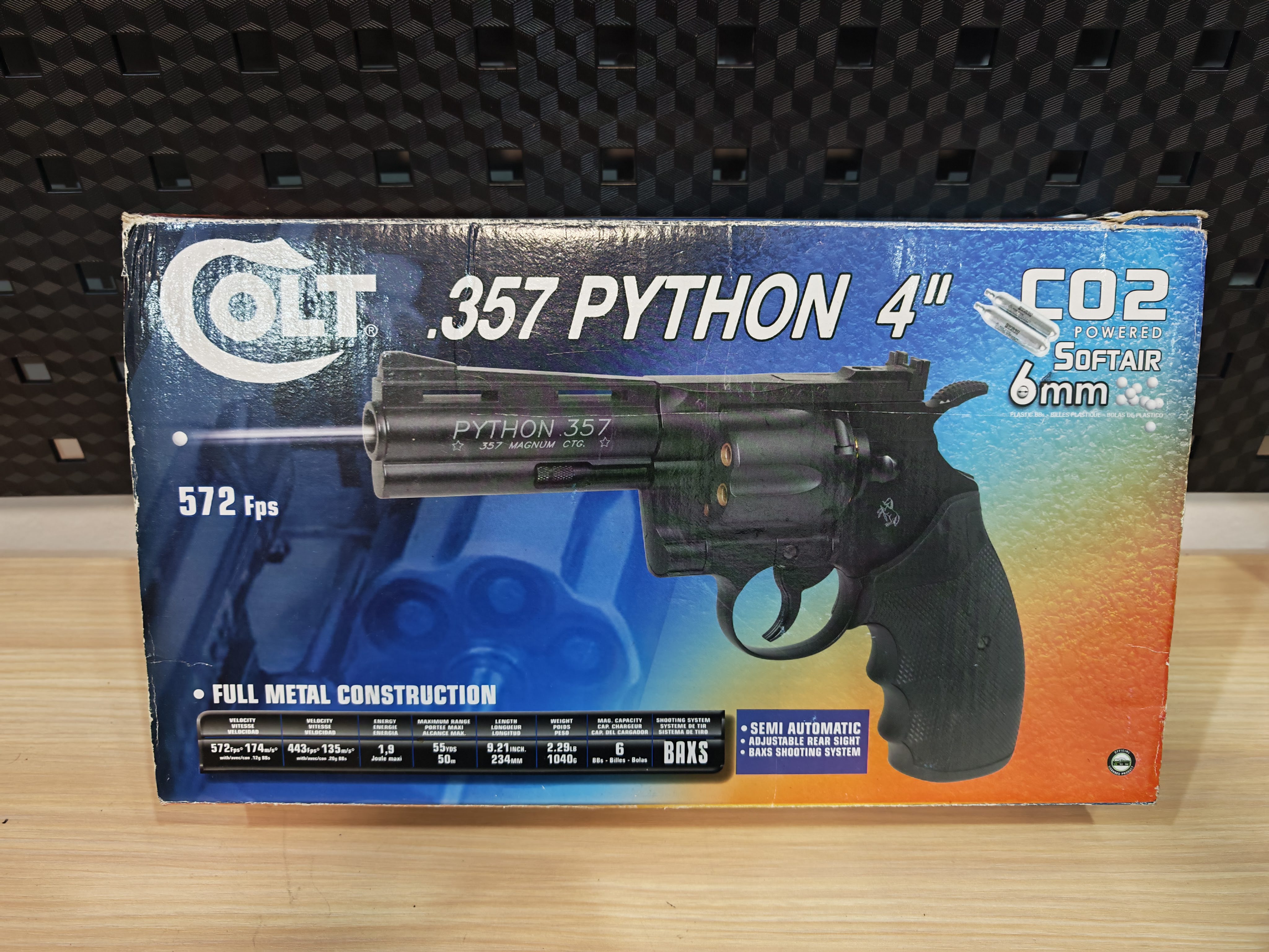 Python Full Metal .357 Magnum High Power Airsoft CO2 Revolver by Cybergun BB Gun บีบีกัน Airsoft Gun ปืนอัดลม ปืนสั้นแก๊ส มือสอง