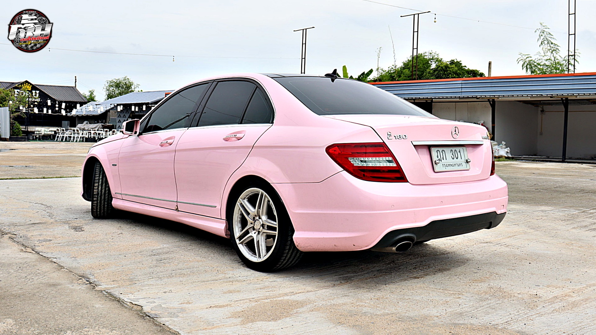 Mercedes Benz C180 เปลี่ยนยาง KUMHO ECSTA PS71 F 225/40R18 92Y R 255/35R18 94Y