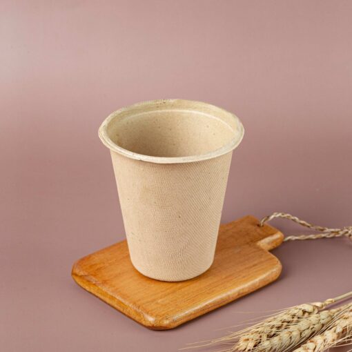 ถ้วยกาแฟเยื่อฟางข้าว 260 มล.