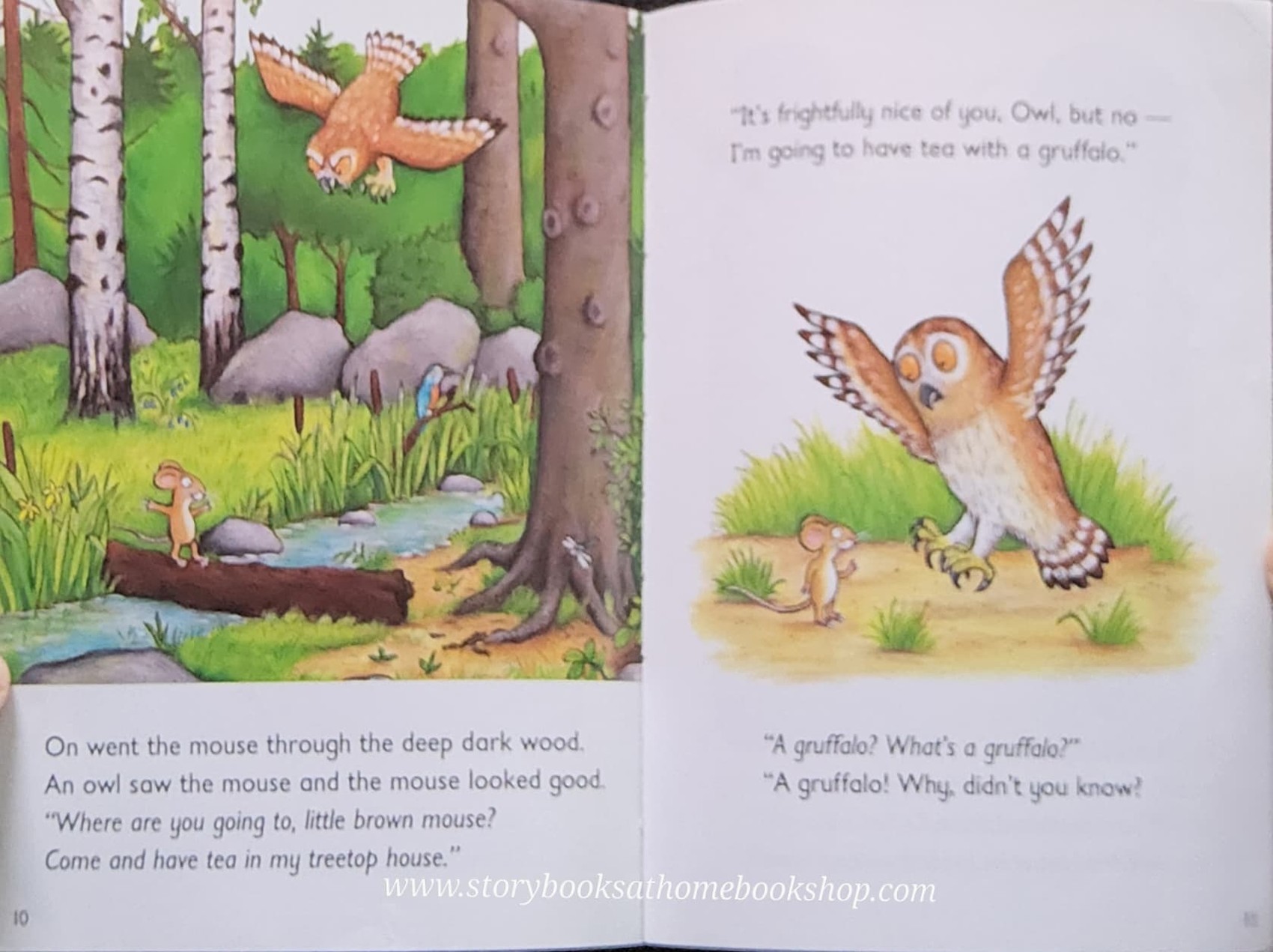 หนังสือนิทานปกอ่อน** 🍅🍅LET'S READ: THE GRUFFALO BY JULIA DONALDSON.AXEL SHEFFLER (ฉบับพกพา)