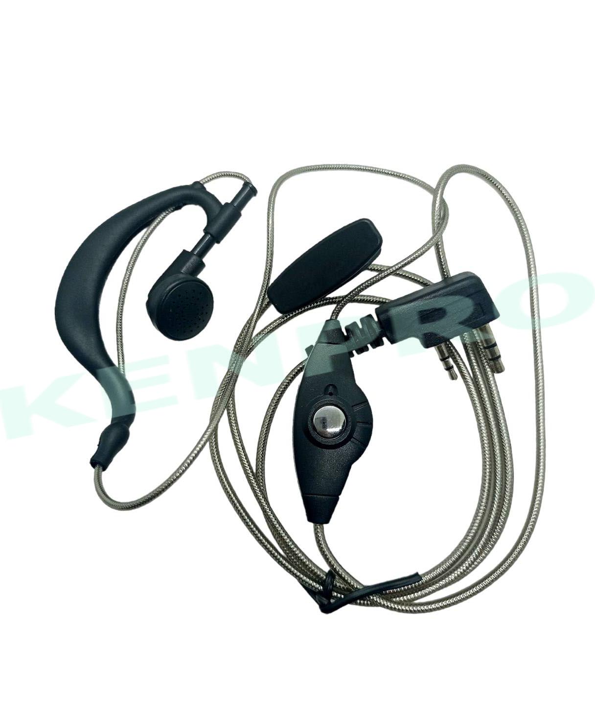 หูฟังวิทยุสื่อสาร SPENDER TC-245HA สายถักสีเงิน