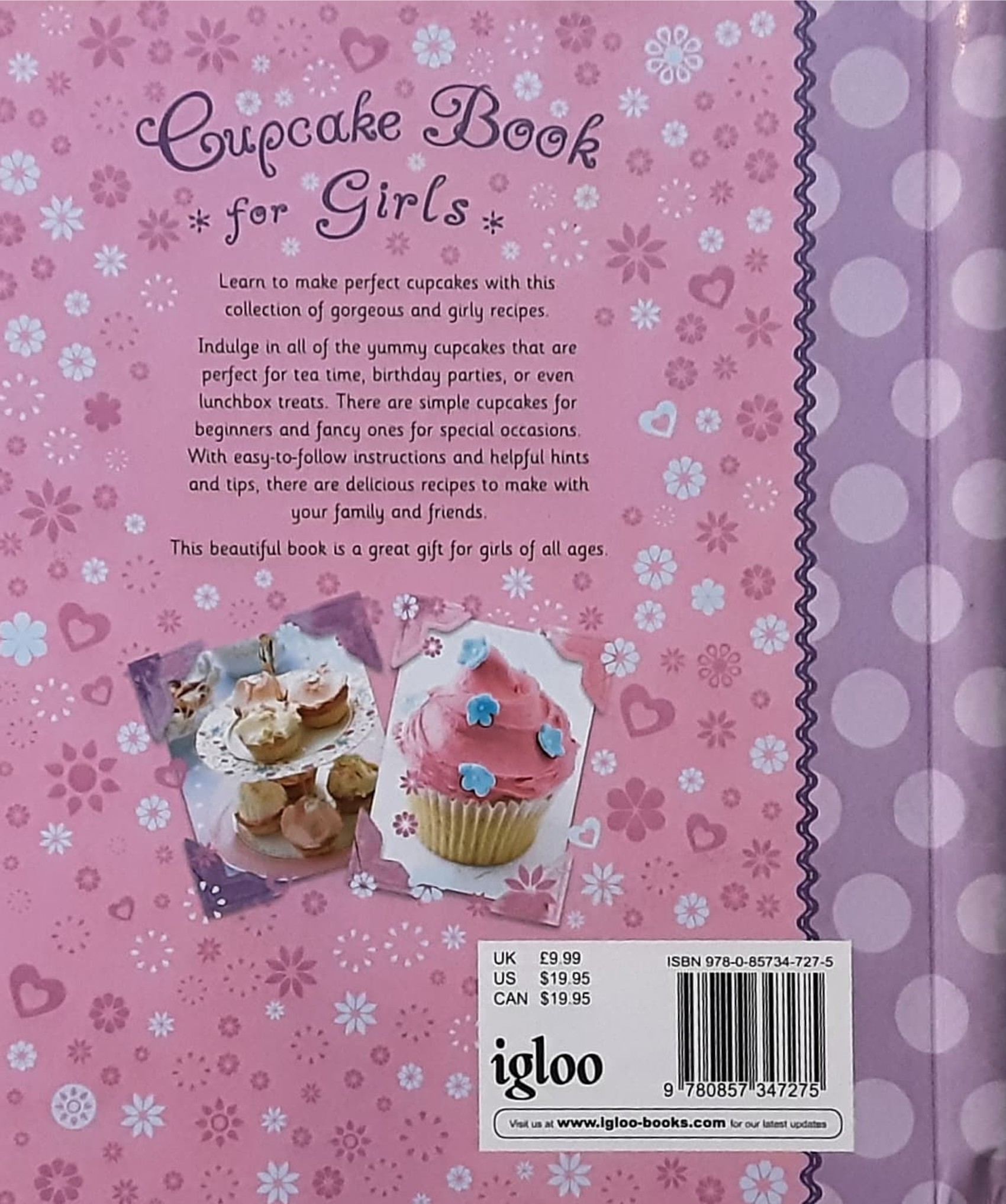 Cookery Book หนังสือกิจกรรม ทำอาหาร ภาษาอังกฤษ 🍅🍓Cupcake Book for Girls/Used สภาพ 80-90%