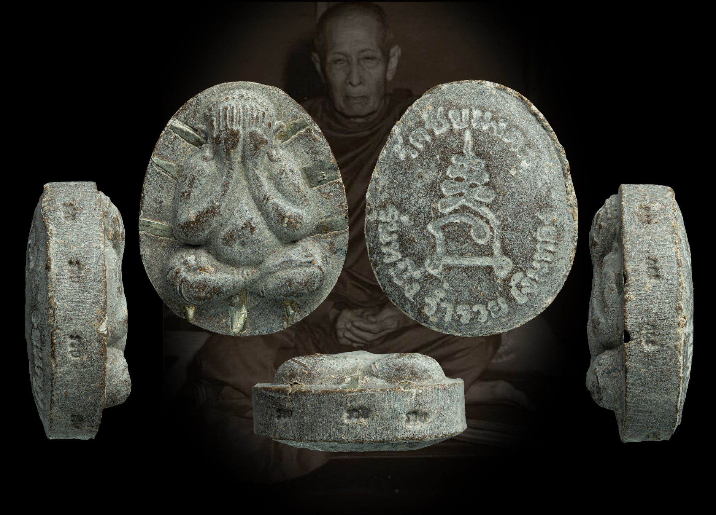 พระปิดตา รุ่นแรก วัดชัยมงคล ปี 2522 ตะกรุดเงิน 9 ดอก หลวงปู่โต๊ะเสก