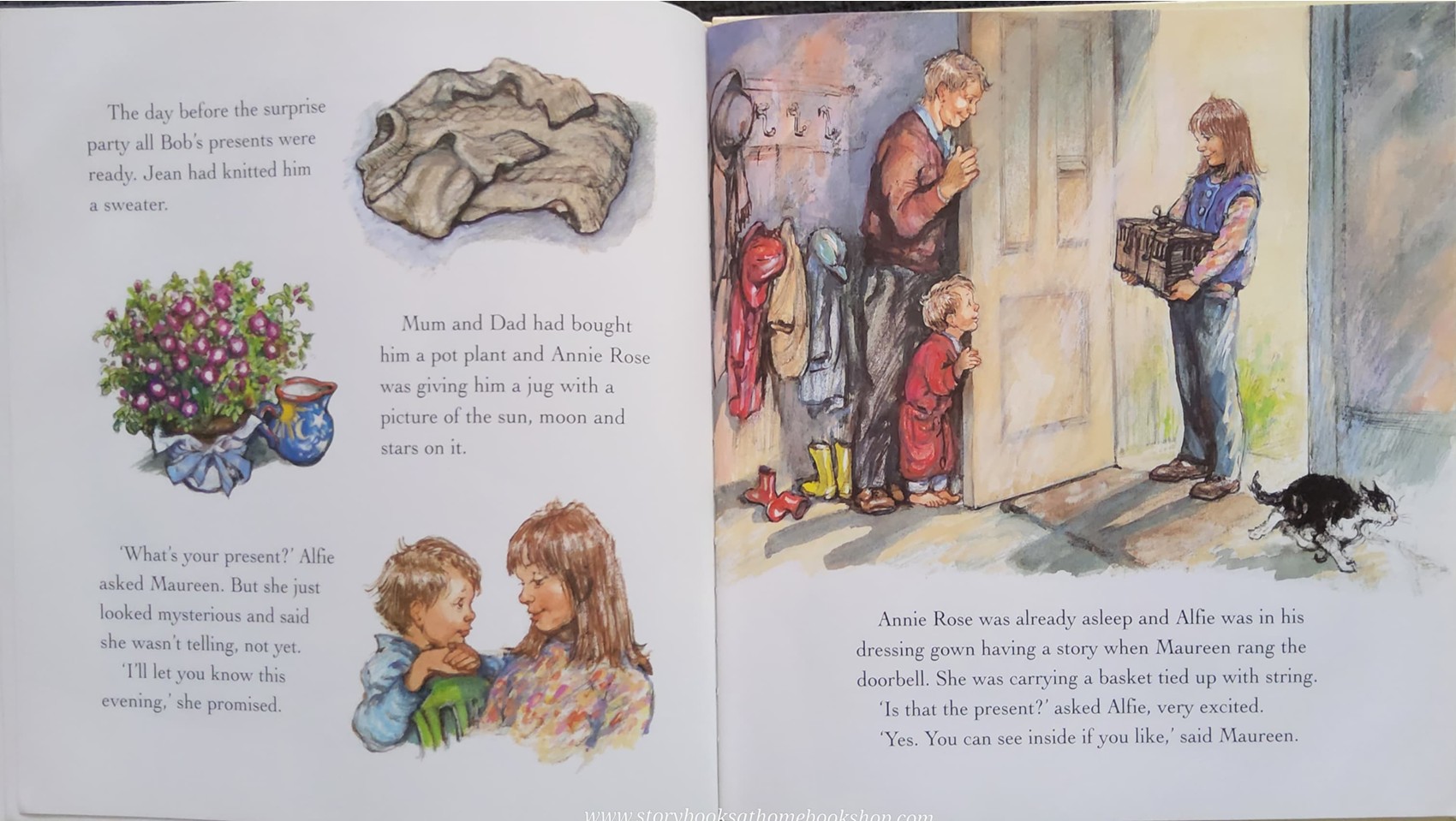 หนังสือนิทานปกแข็ง** 🍅🍅ALFIE AND THE BIRTHDAY SURPRISE BY SHIRLEY HUGHES