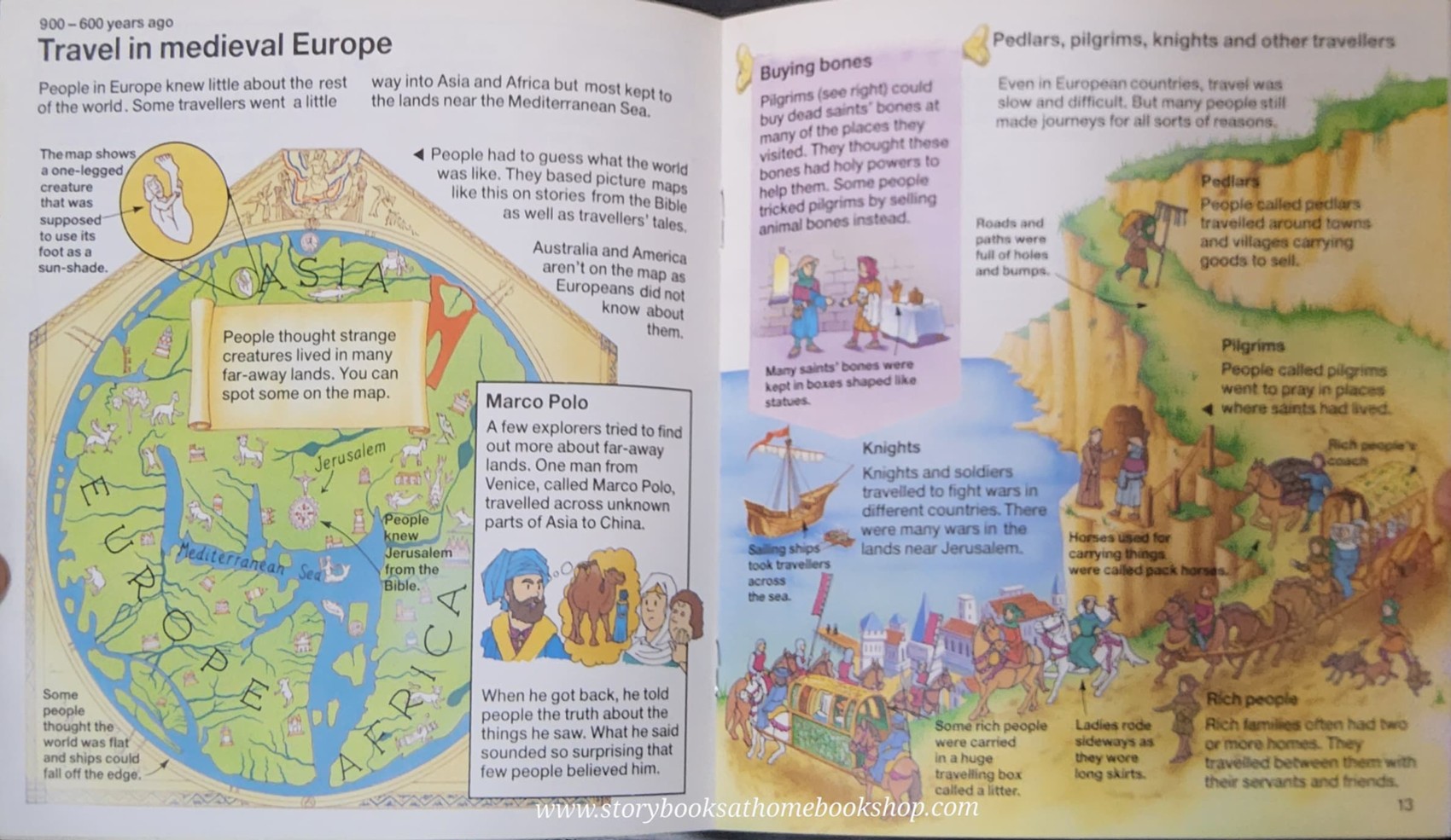 KNOWLEDGE BOOK** ð
ð
LIVING LONG AGO TRAVEL AND TRANSPORT