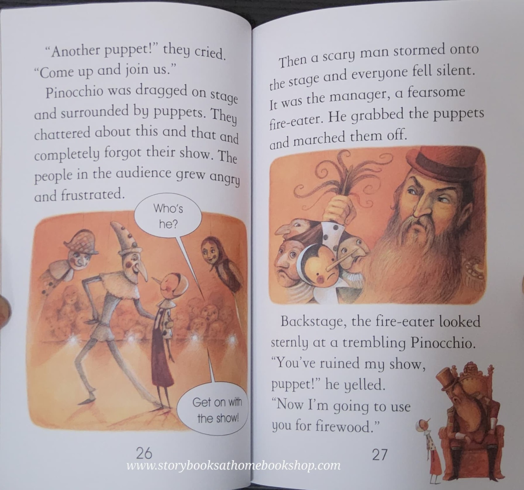 หนังสือนิทานปกอ่อน** 🍅🍅USBORNE YOUNG READING:PINOCCHIO