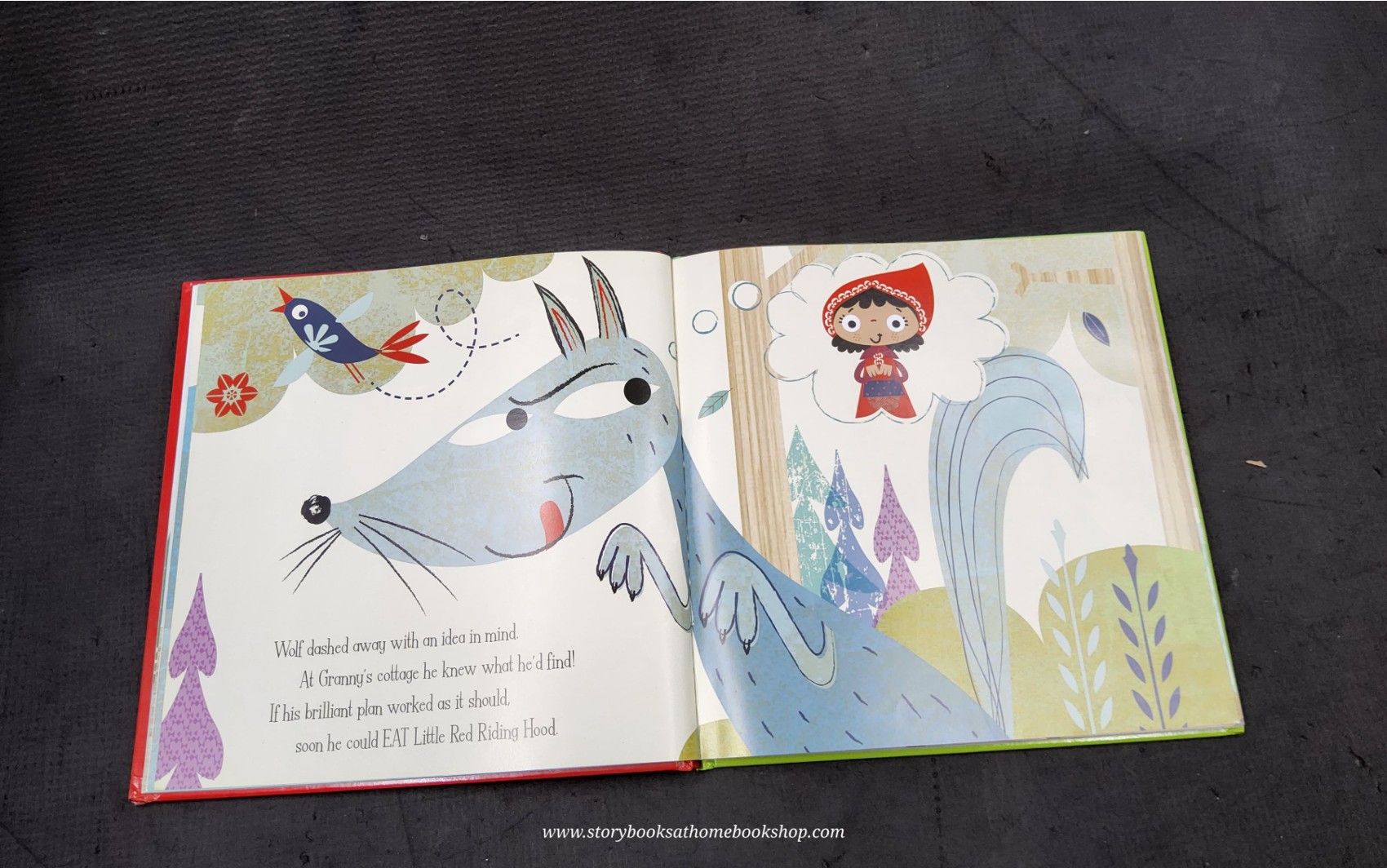 2 BOOKS IN 1 **หนังสือนิทานปกแข็ง** 🍅🍅THE PRINCESS AND THE PEA+ LITTLE RED RIDING HOOD