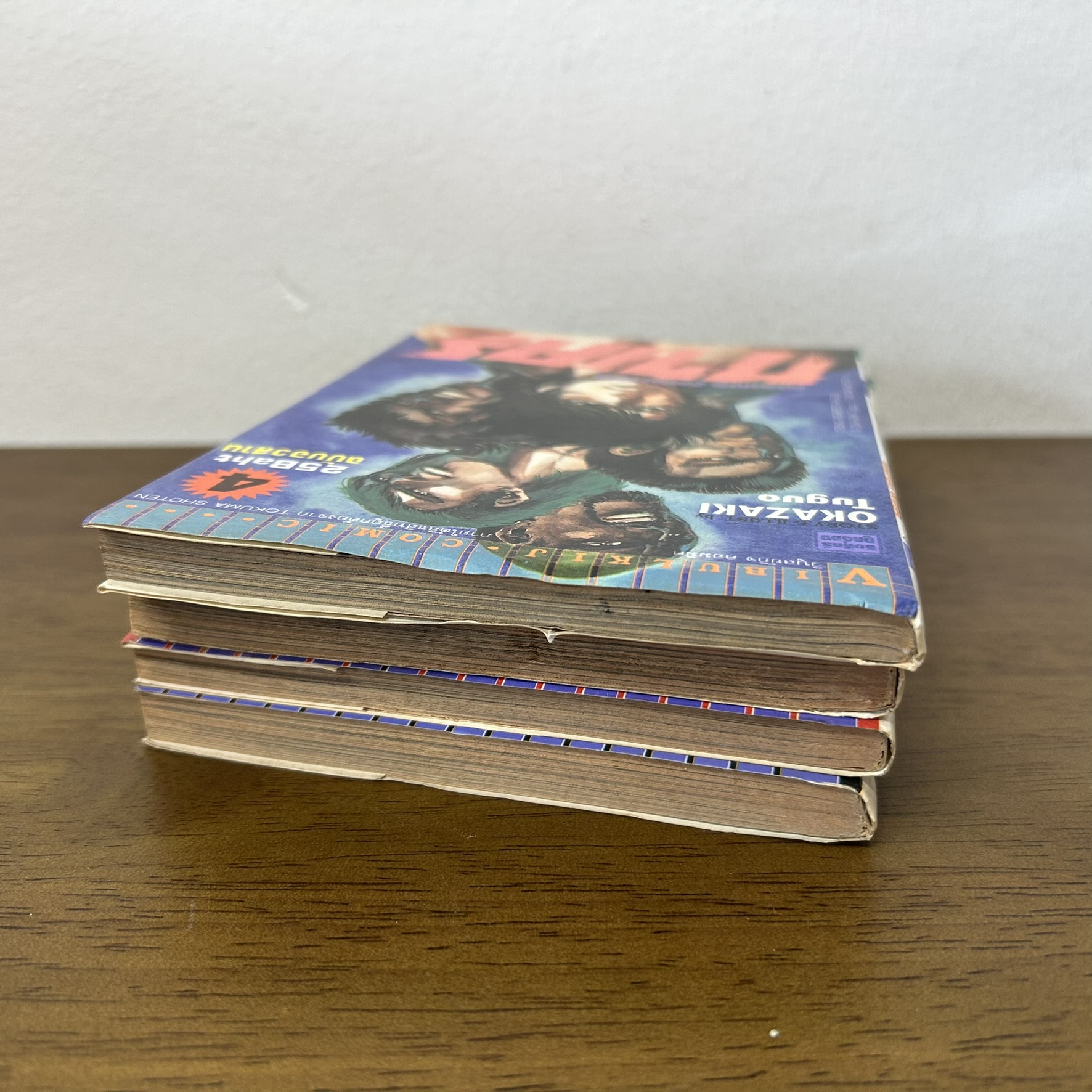 [MANGA] Rising Fighter ทาเครุ เล่ม 1-4 จบ ครบชุด ... OKAZAKI (มือสอง) มังงะ การ์ตูน วิบูลย์กิจ