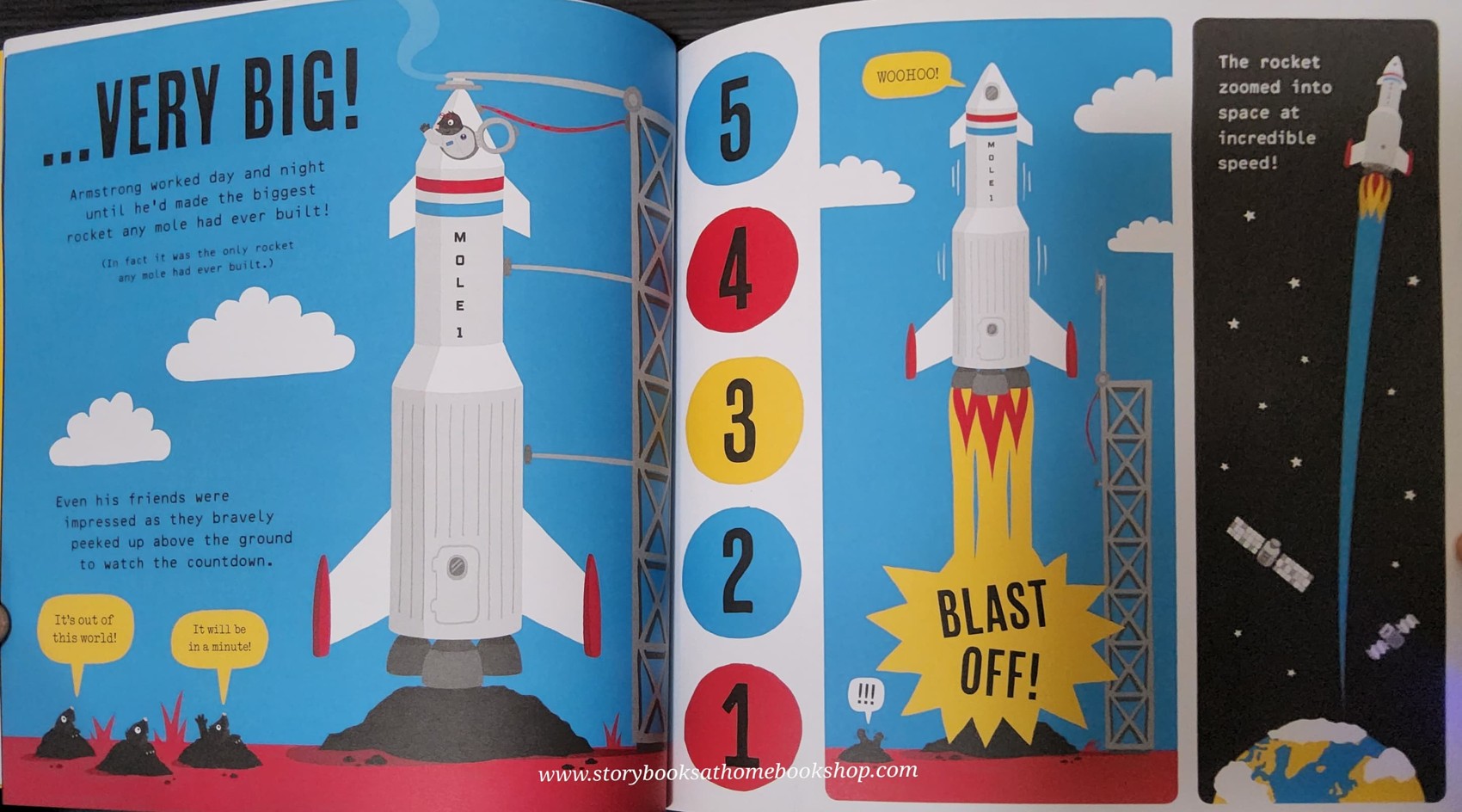 หนังสือนิทานปกอ่อน** ♥️ROCKETMOLE BY MATT CARR