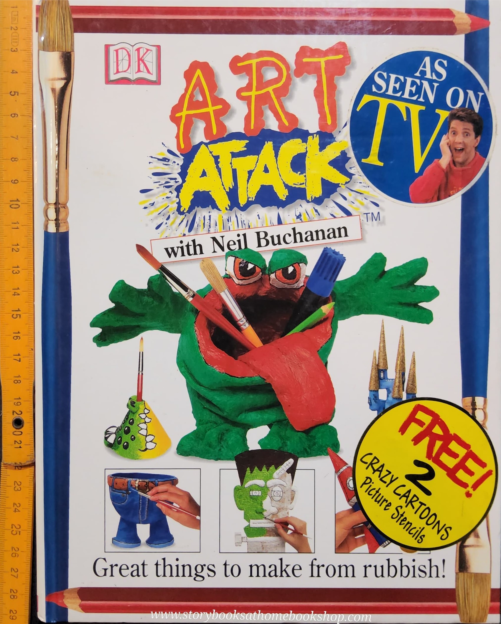 ACTIVITIES BOOK** 🍅🍓DK ART ATTACK WITH NEIL BUCHANAN♥️