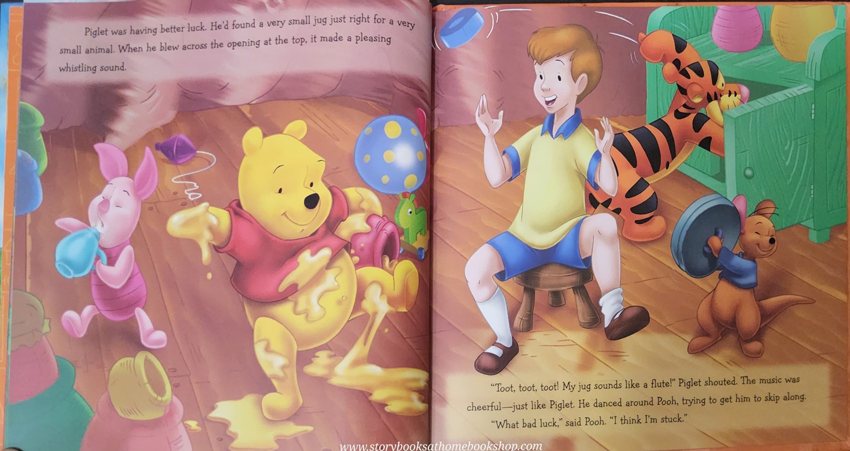 หนังสือนิทานปกแข็ง 🍅🍓DISNEY WINNIE THE POOH: A TIGGERIFIC BAND