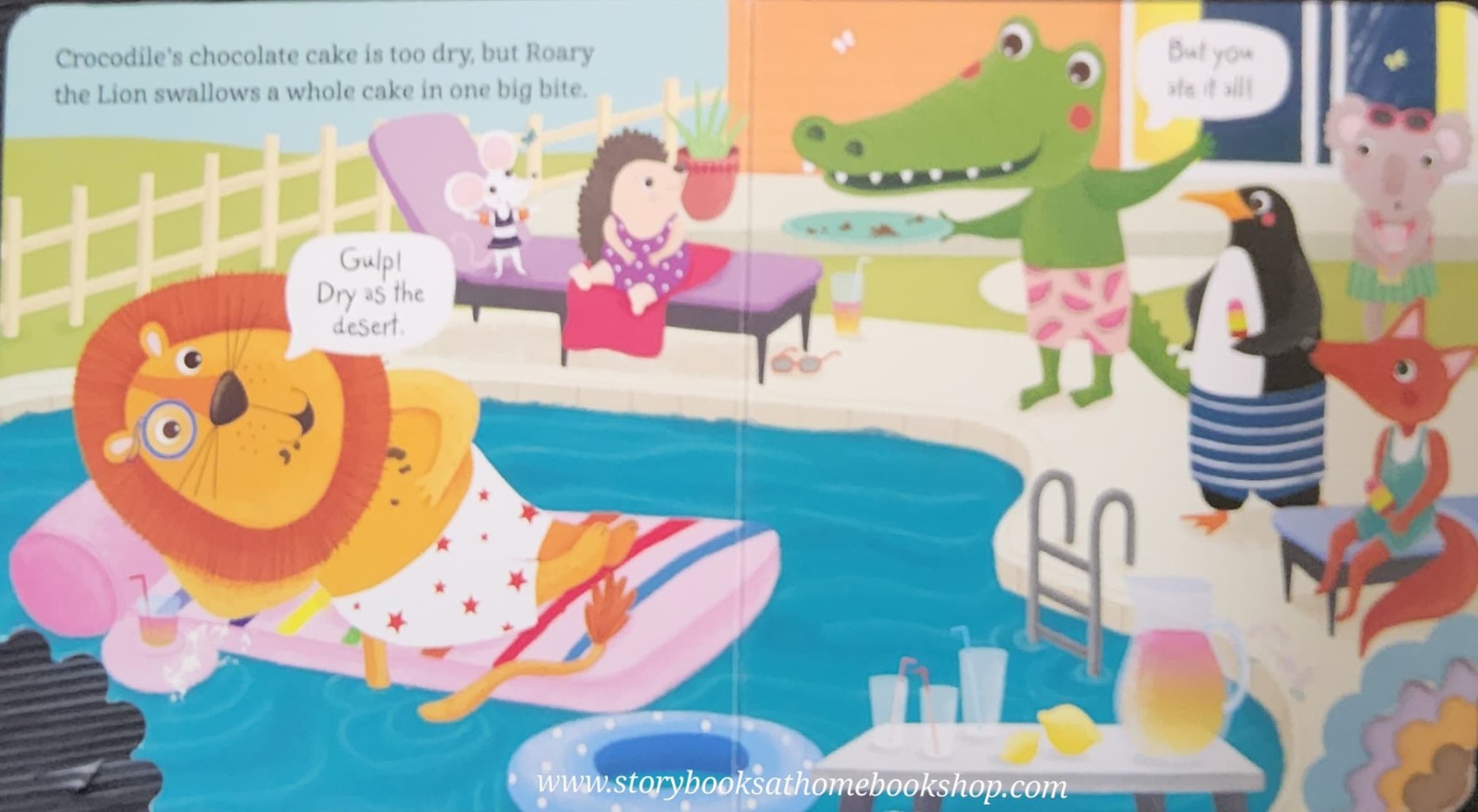 BOARD BOOK ** 🍅🍓MUNCH CORNERS:THE CAKE LION