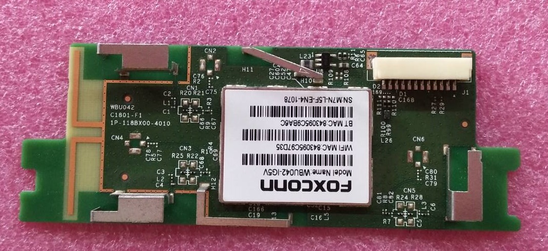 ตัวรับสัญญาณWifi SHARP(ชาร์ป) อะไหล่แท้/มือสองพร้อมใช้งาน พาร์ท RUNTKB753WJN2 :WBU042-IG5V ใช้กับรุ่น 2T-C42BG1X :2T-C45BG1X :2T-C50BG1X :4T-C50BK1X