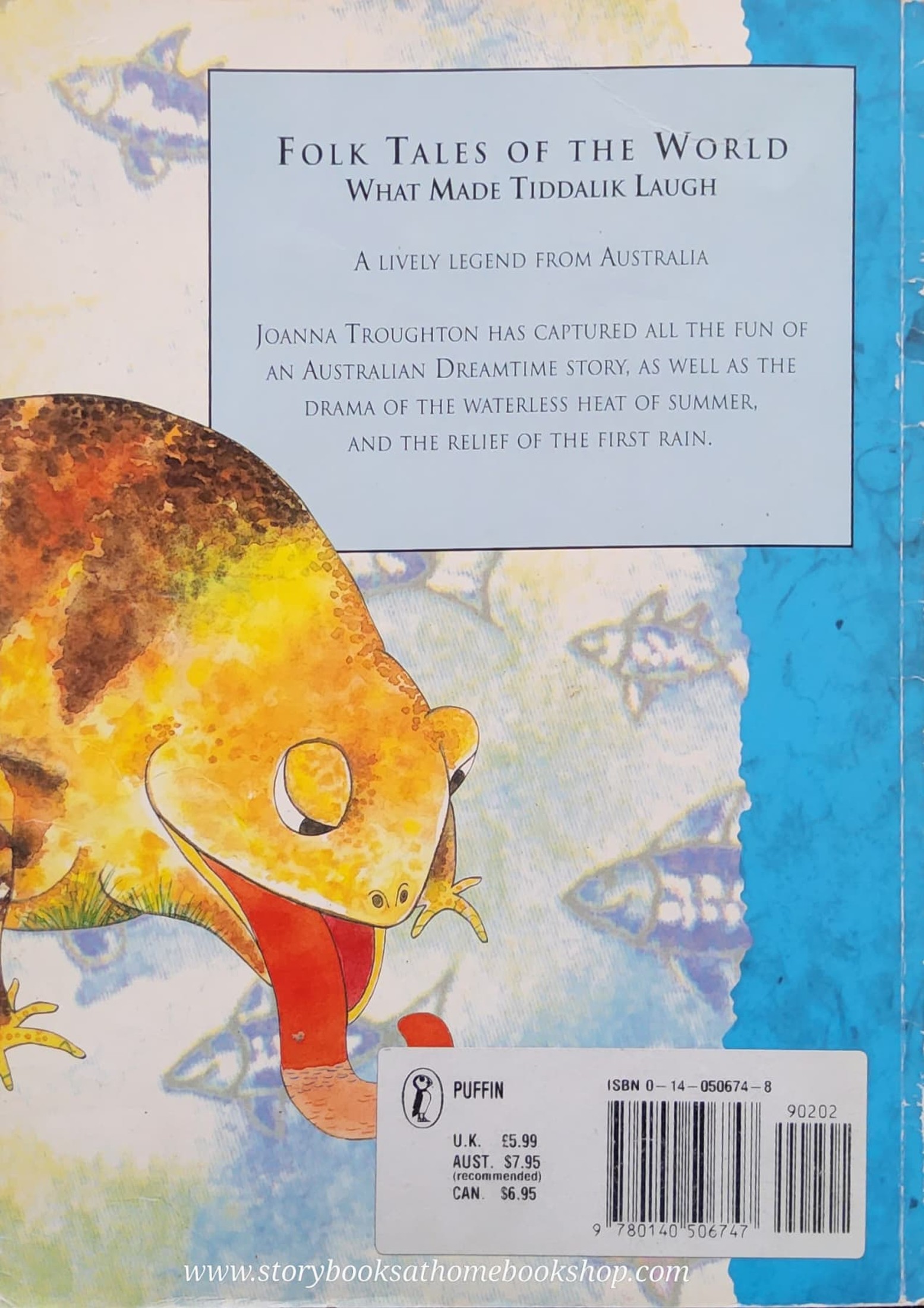 หนังสือนิทานปกอ่อน** 🍅🍓WHAT MADE TIDDALIK LAUGH BY JOANNA TROUGHTON